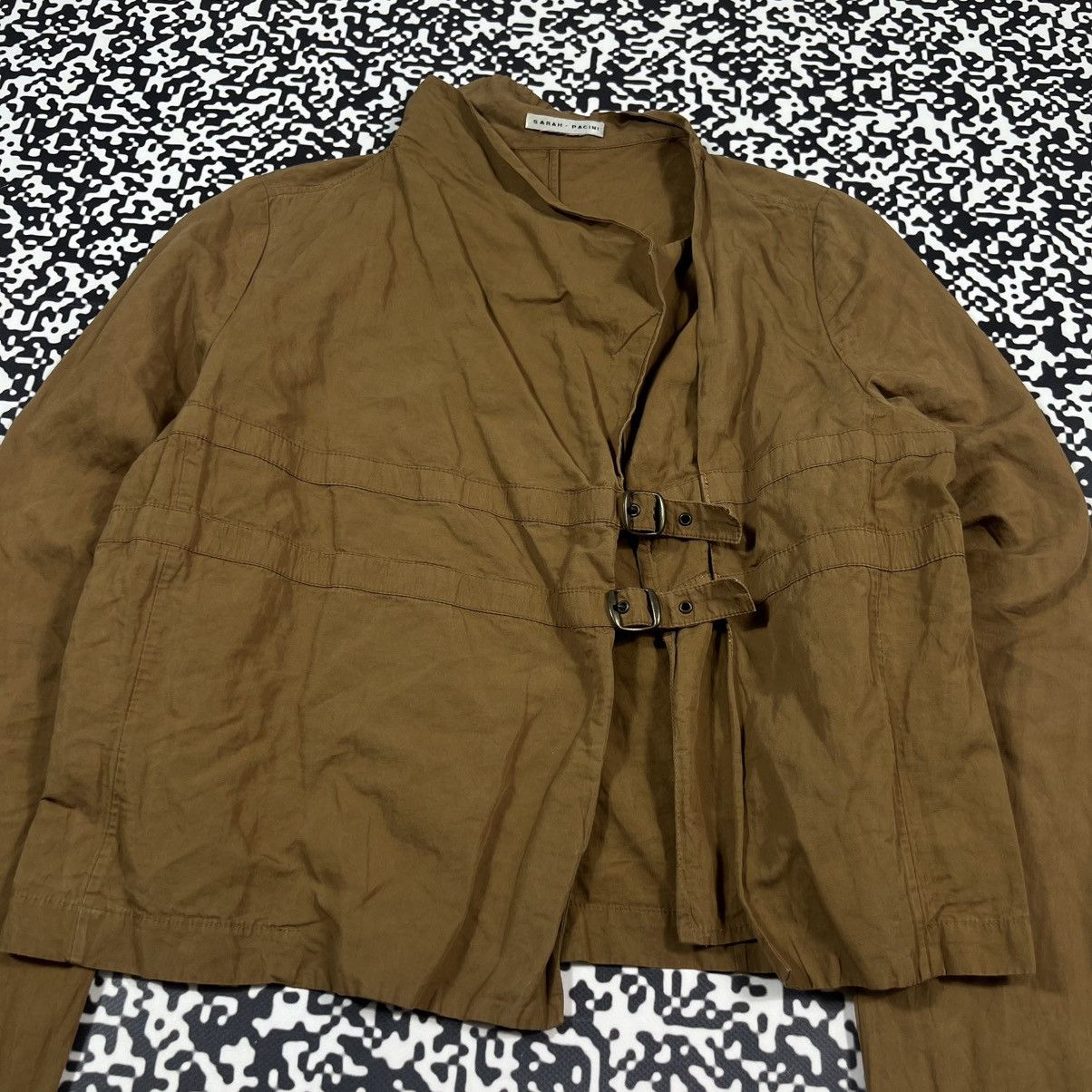 Sarah Pacini Vintage Y2K Sarah Pacini Japanese Style Belted Jacket Blazer Size M / US 6-8 / IT 42-44 - 7 Thumbnail