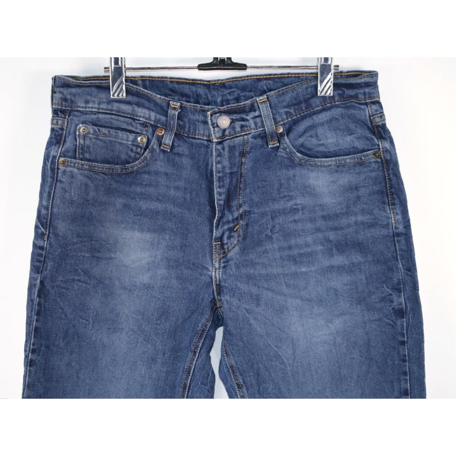 Levi's Levi's 541 Jeans Straight Men 32X30 Denim Cotton Blend Blue Medium 5-Pocket Zip Button Regular Fit Mens Size US 32 / EU 48 - 2 Thumbnail