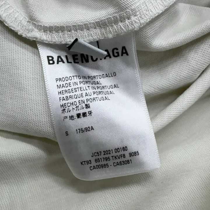 Balenciaga Balenciaga Classic Logo Short Sleeve T-shirt 0079-2507 Size US S / EU 44-46 / 1 - 5 Thumbnail