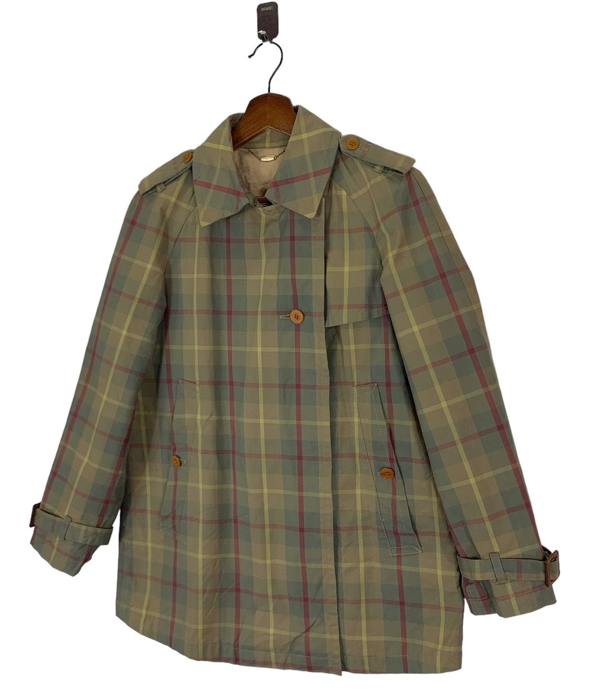 If Six Was Nine Vintage Spick And Span Shadow Tartan Button Jacket Size US M / EU 48-50 / 2 - 4 Thumbnail