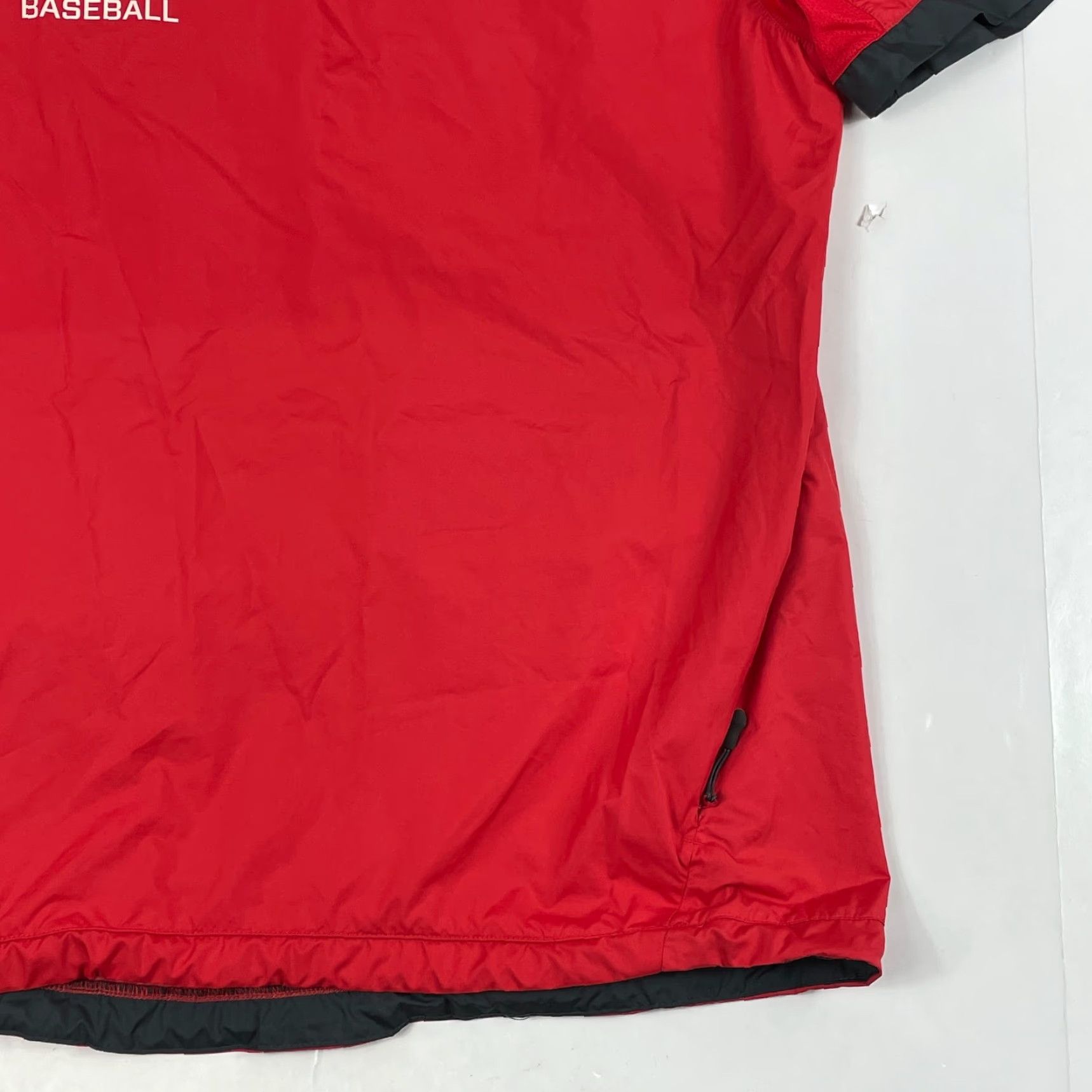 Nike Nike Jacket Mens M Red 1/4 Snap Windbreaker Baseball Coaching Windbreaker Nike Jacket Mens M Red 1/4 Snap Windbreaker Baseball Coaching Dayton Flyers Size US M / EU 48-50 / 2 - 4 Thumbnail