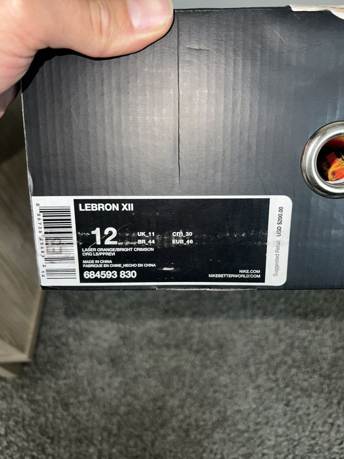 Nike LeBron 12 Witness Size US 12 / EU 45 - 2 Thumbnail