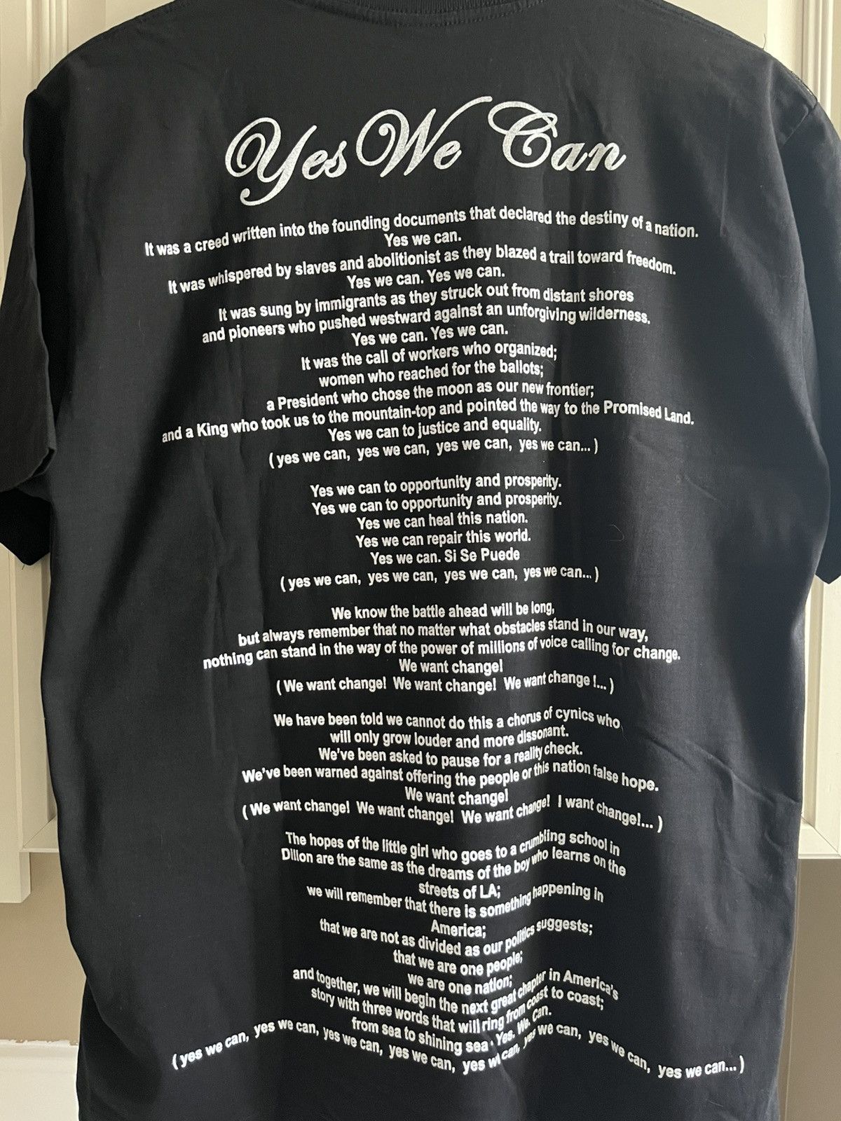 Rap Tees Vintage Y2K Obama Yes We Can Bootleg Tee Size US XL / EU 56 / 4 - 5 Thumbnail