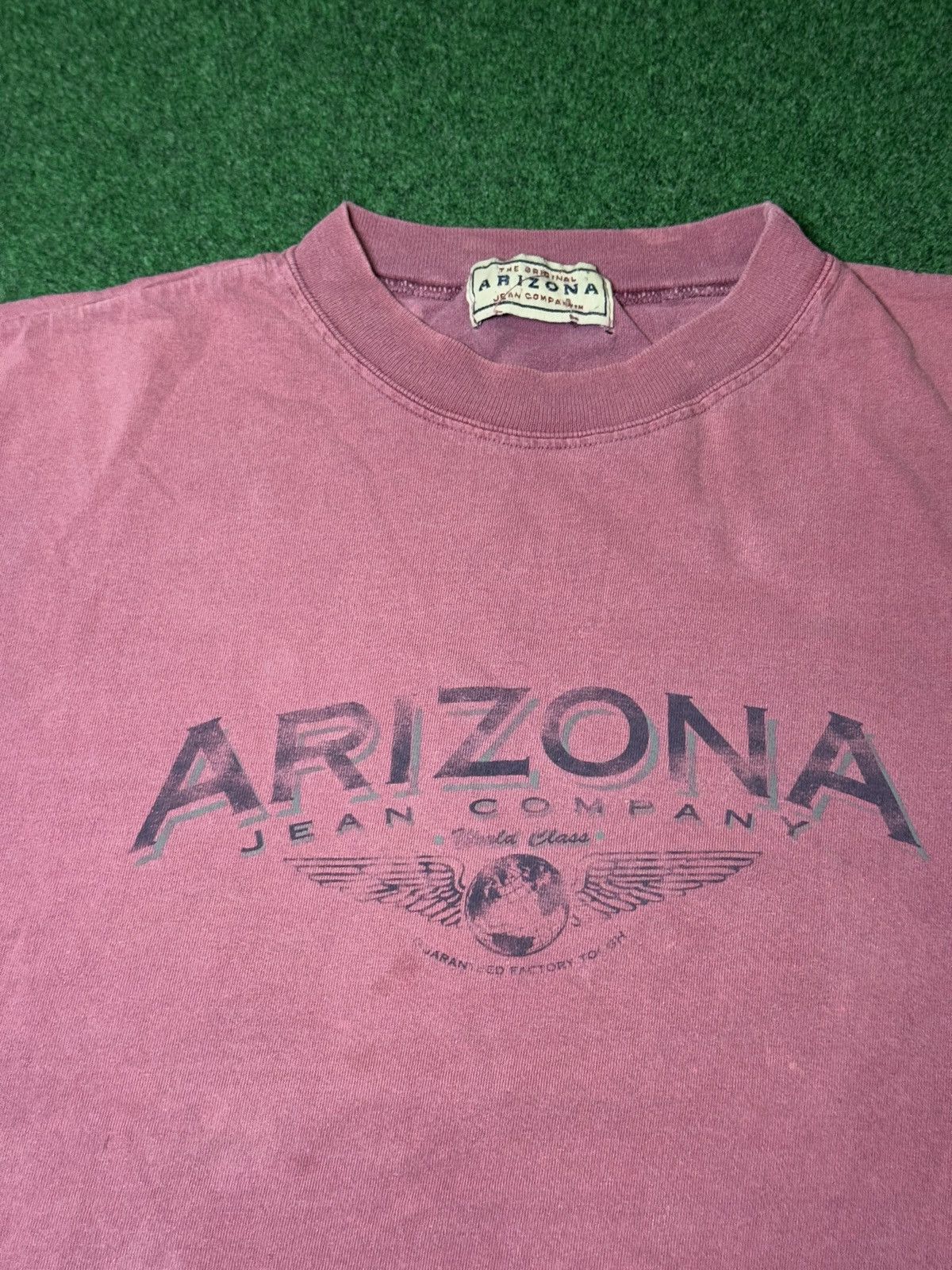 Arizona Jean Co. Vtg 90s Arizona Jean Company Faded Retro Graphic T Shirt Size US M / EU 48-50 / 2 - 2 Thumbnail