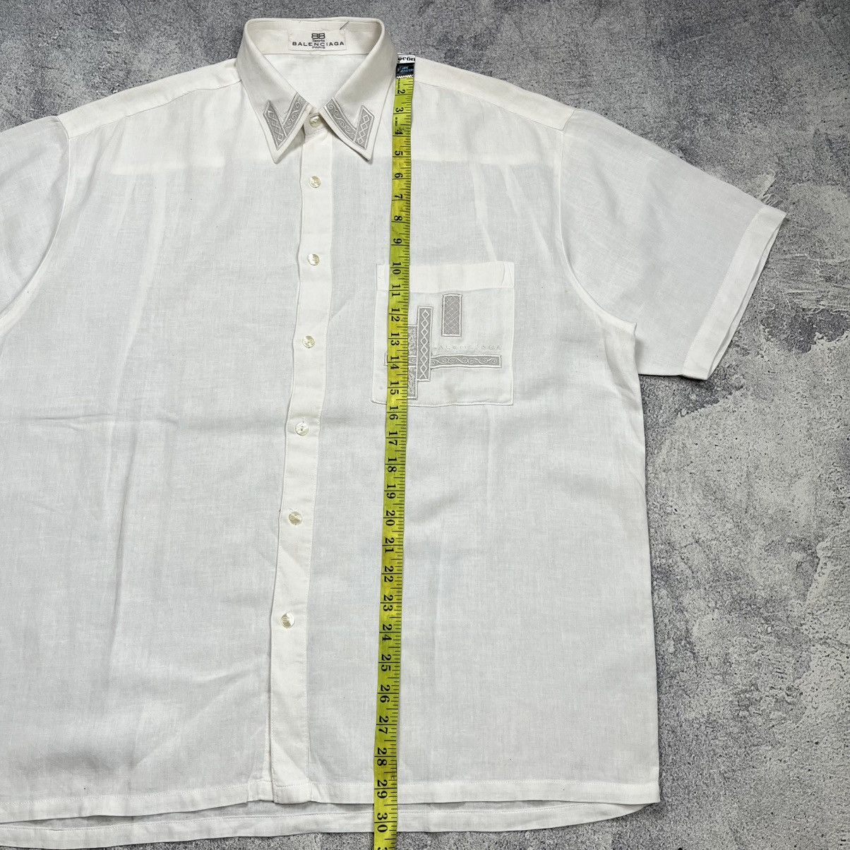 Balenciaga Balenciaga Button Up Pocket Shirt Size US XL / EU 56 / 4 - 7 Thumbnail