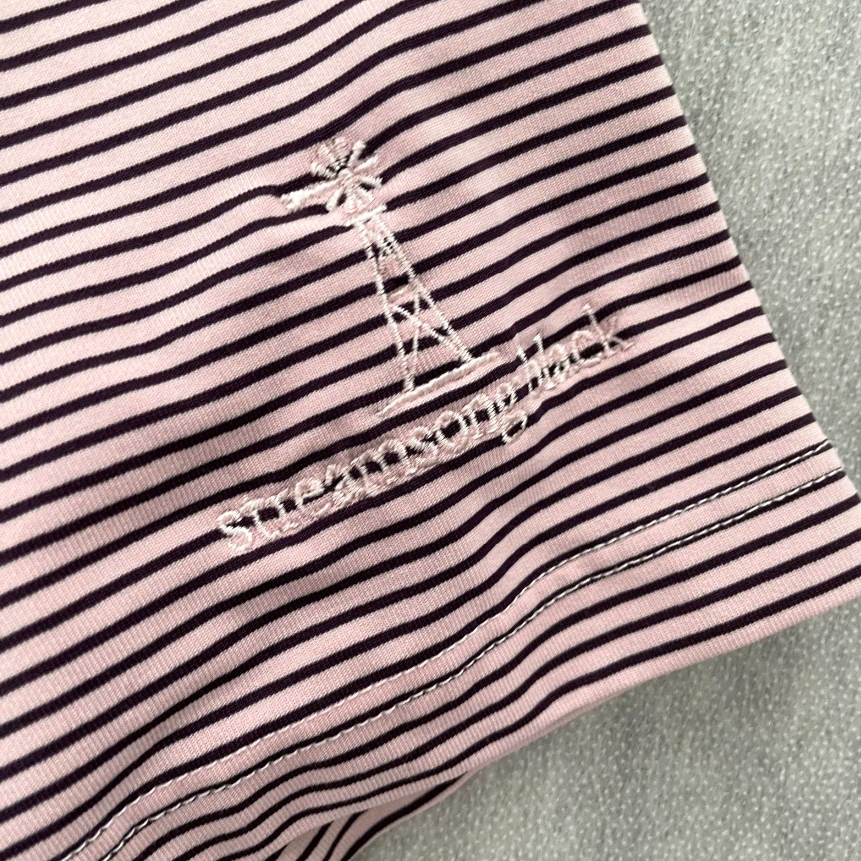 Vintage Greyson Shirt Polo XL Adult Large Extra Pink Striped Golf Mens Logo Stretch Lightweight Breathable Moisture Wicking Regular Football? Size US XL / EU 56 / 4 - 6 Thumbnail
