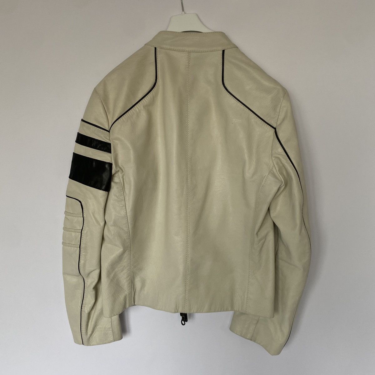 Dirk Bikkembergs Bikkembergs AvantGarde Real Leather Biker Jacket Size US M / EU 48-50 / 2 - 9 Thumbnail