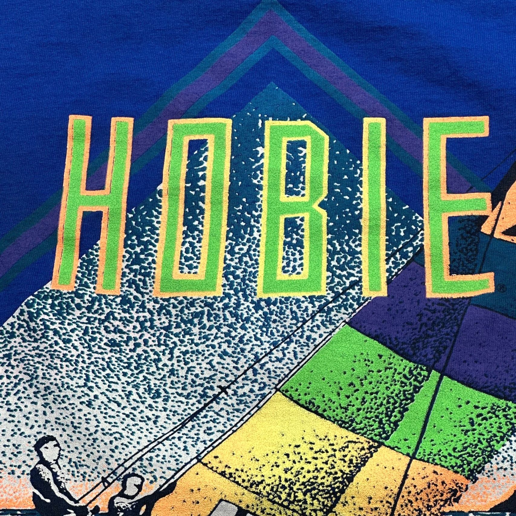 Vintage Vintage Hobie Shirt Mens Large Blue Sailboat Graphic Skate Surf Wear USA 80s 90s Size US L / EU 52-54 / 3 - 3 Thumbnail