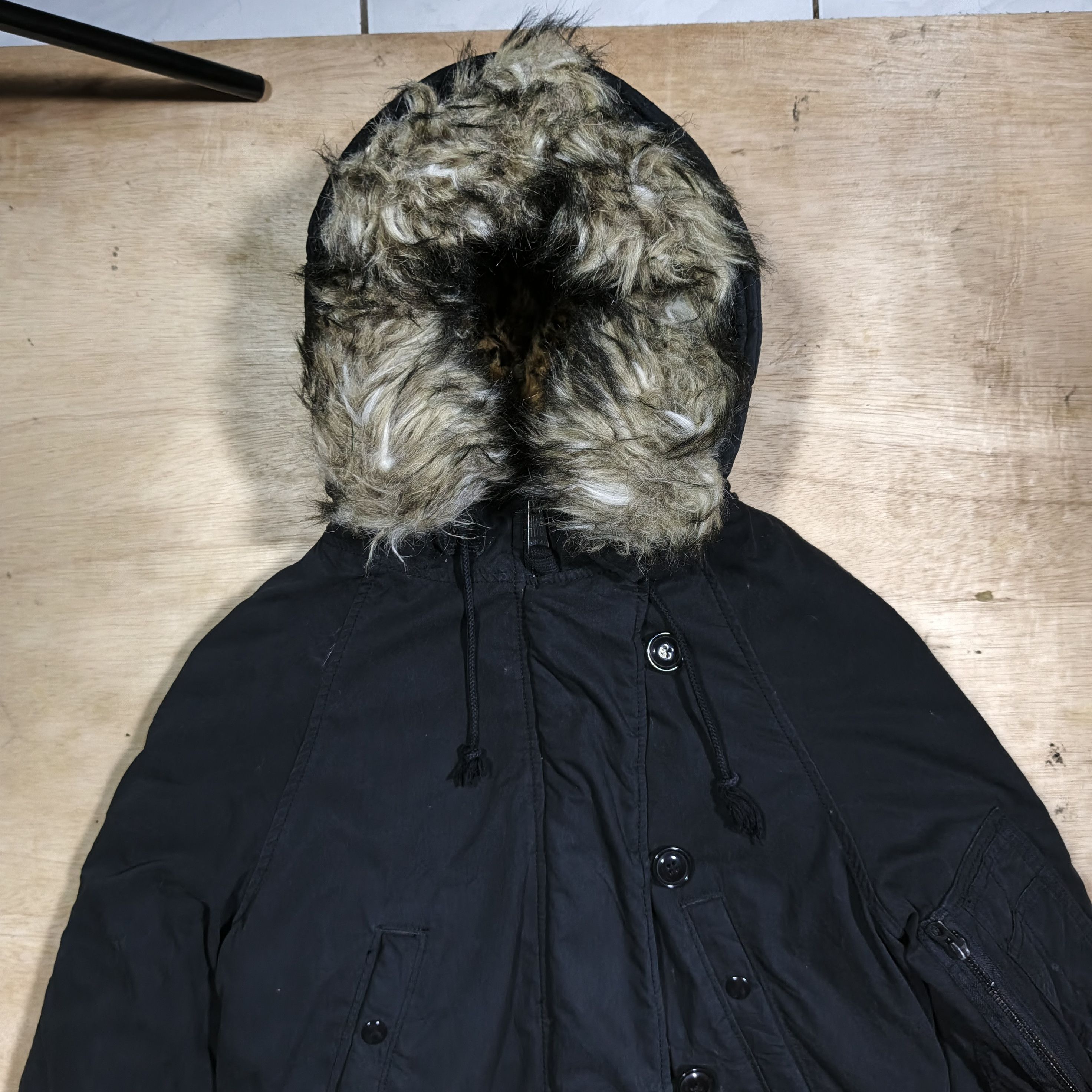 Denim & Supply Ralph Lauren Parka Leopard FauxFur Size XXS / US 00 / IT 34 - 3 Thumbnail