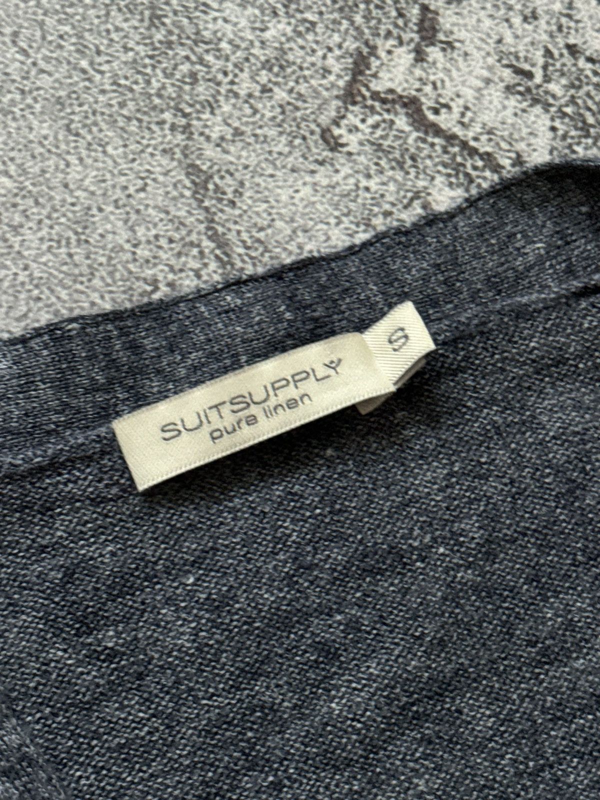 Designer × Suitsupply Suitsupply S linen button up cardigan sweater knitwear Size US S / EU 44-46 / 1 - 7 Thumbnail