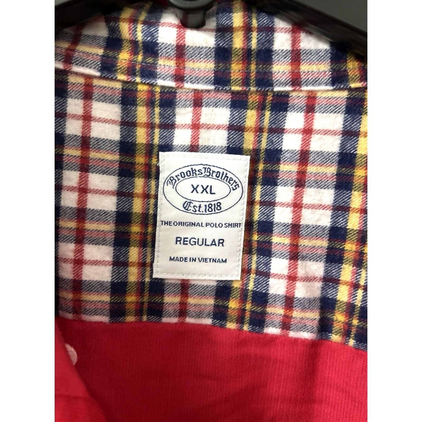 Brooks Brothers Brooks Brothers Corduroy Button-Up Shirt 2XL Red L/S Regular Mens Size US XXL / EU 58 / 5 - 5 Thumbnail