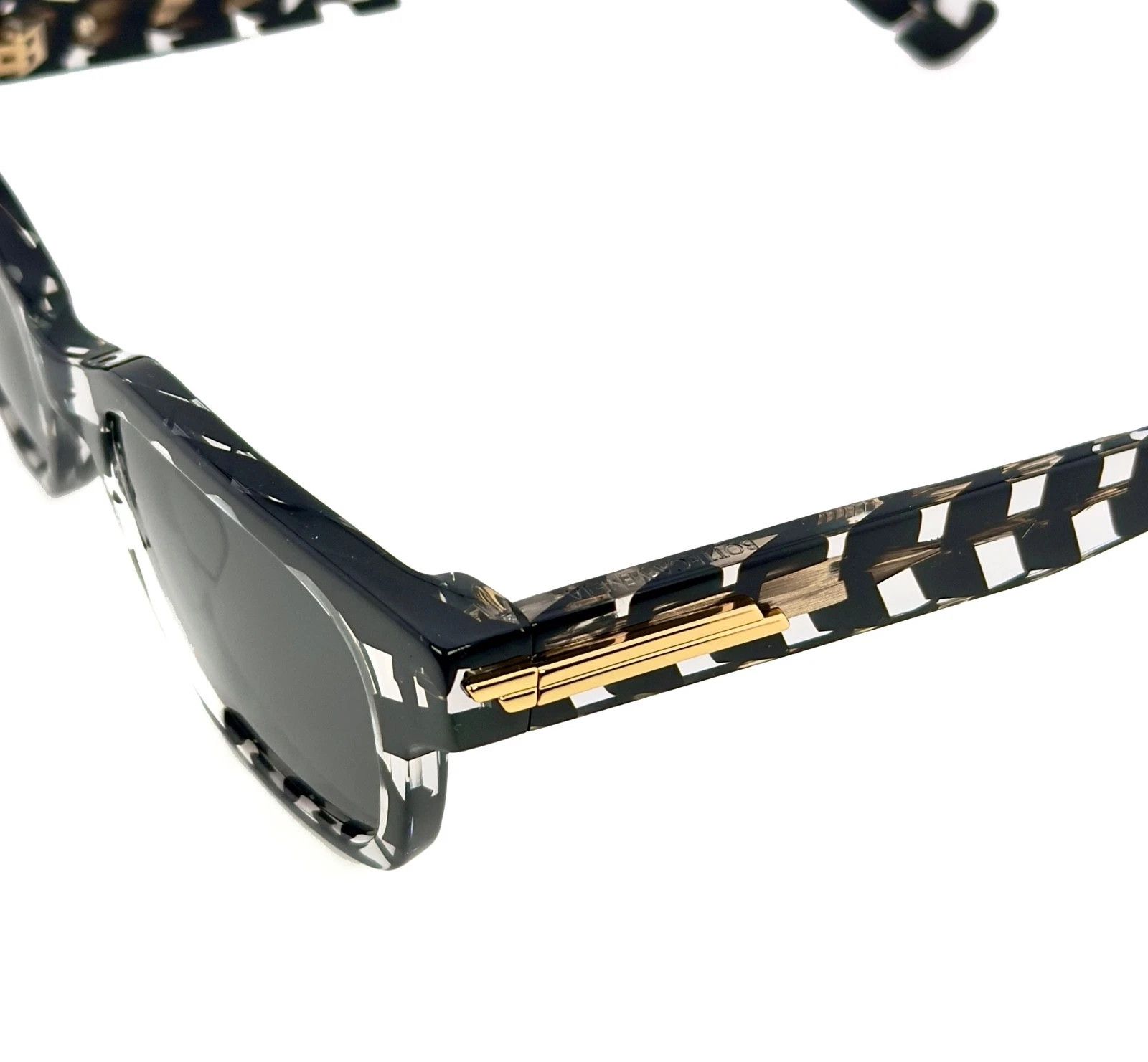 Bottega Veneta BOTTEGA VENETA 1411 BV1411S Black Unisex Sunglass 004 Size ONE SIZE - 8 Thumbnail