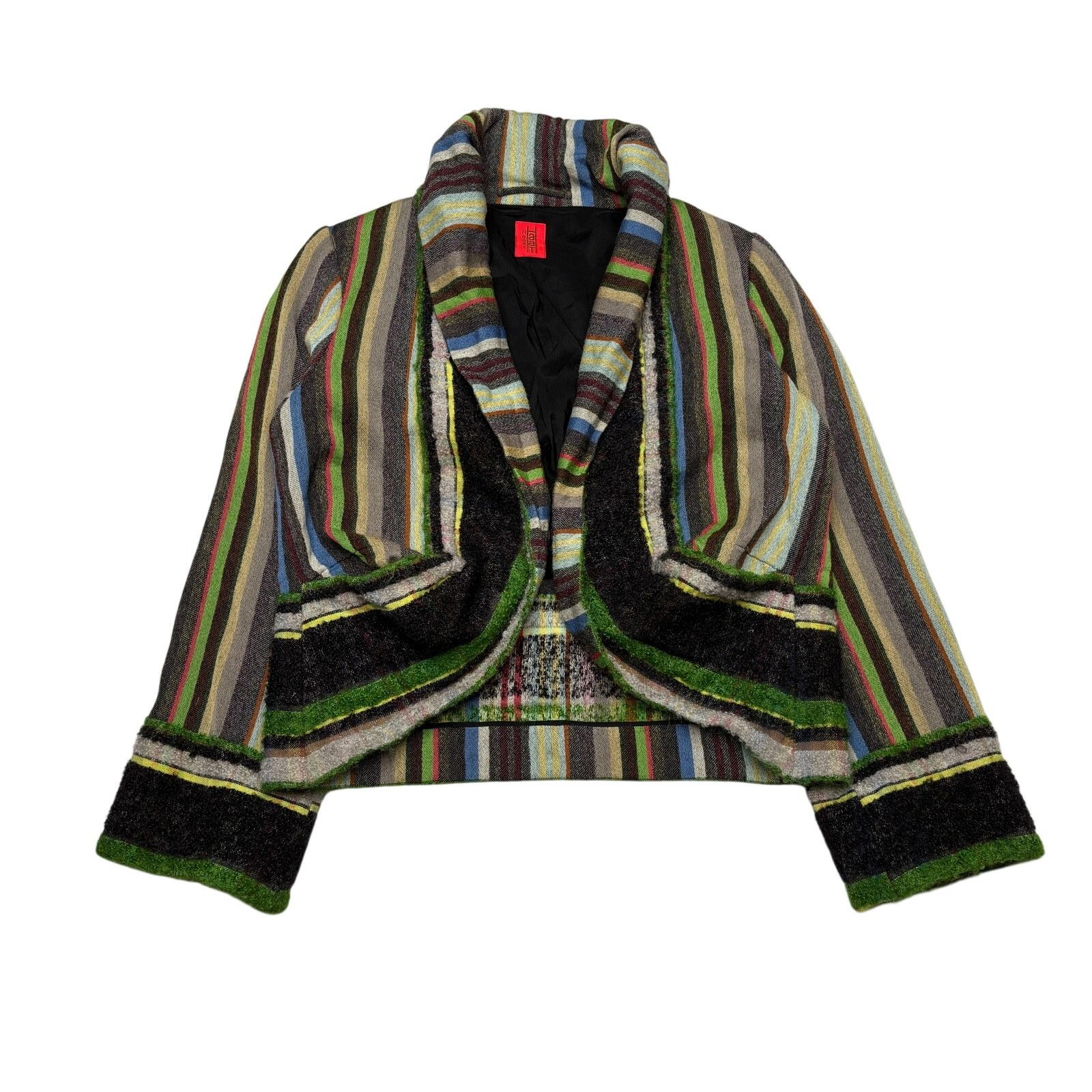 Issey Miyake × Vintage Vintage Issey Miyake Heart HaaT Wool Cardigan Sweater Size 4 Size XL / US 12-14 / IT 48-50 - 1 Thumbnail