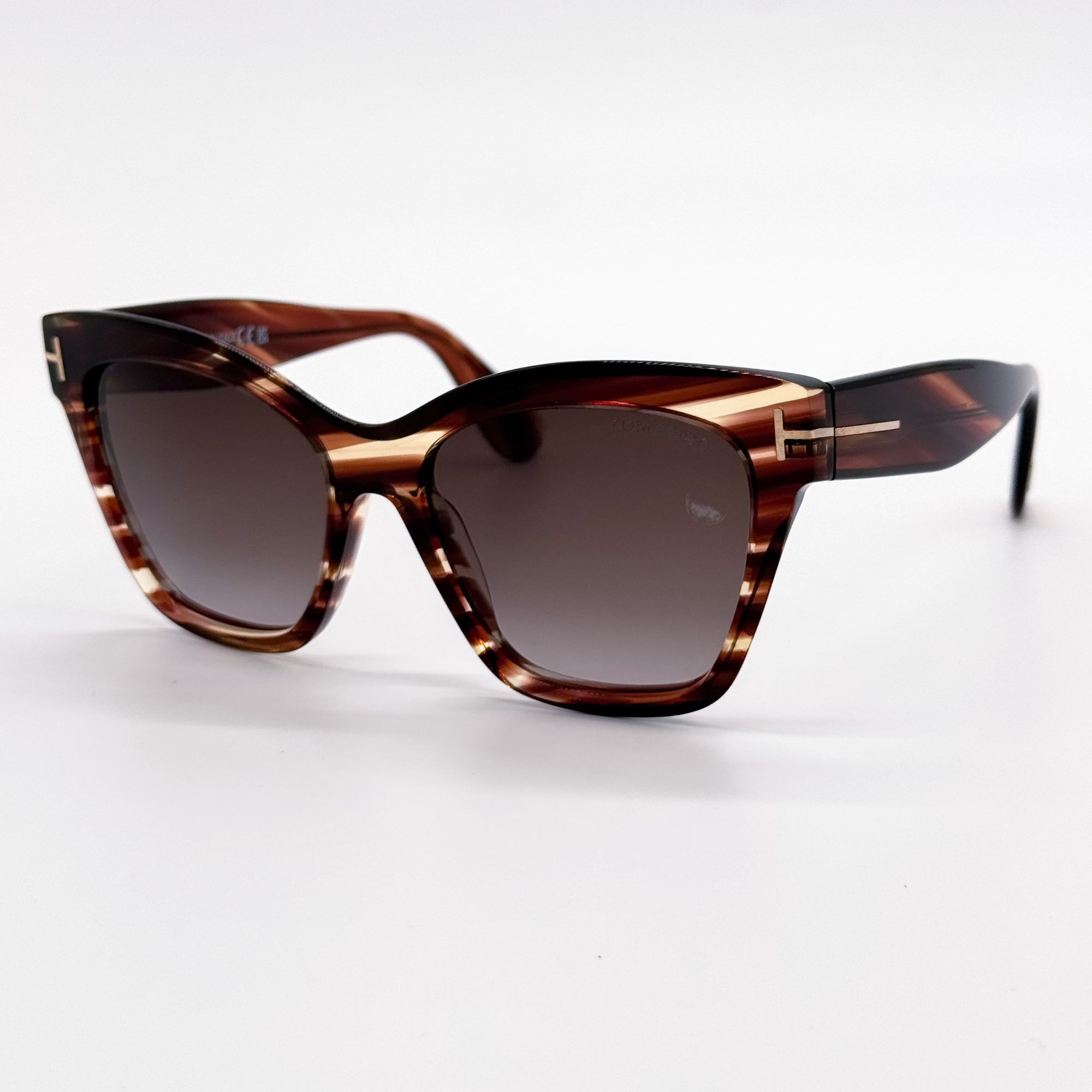 Tom Ford NEW TOM FORD ELVIRA SUNGLASSES TF1217 55T HAVANA FT1217 Size ONE SIZE - 2 Thumbnail