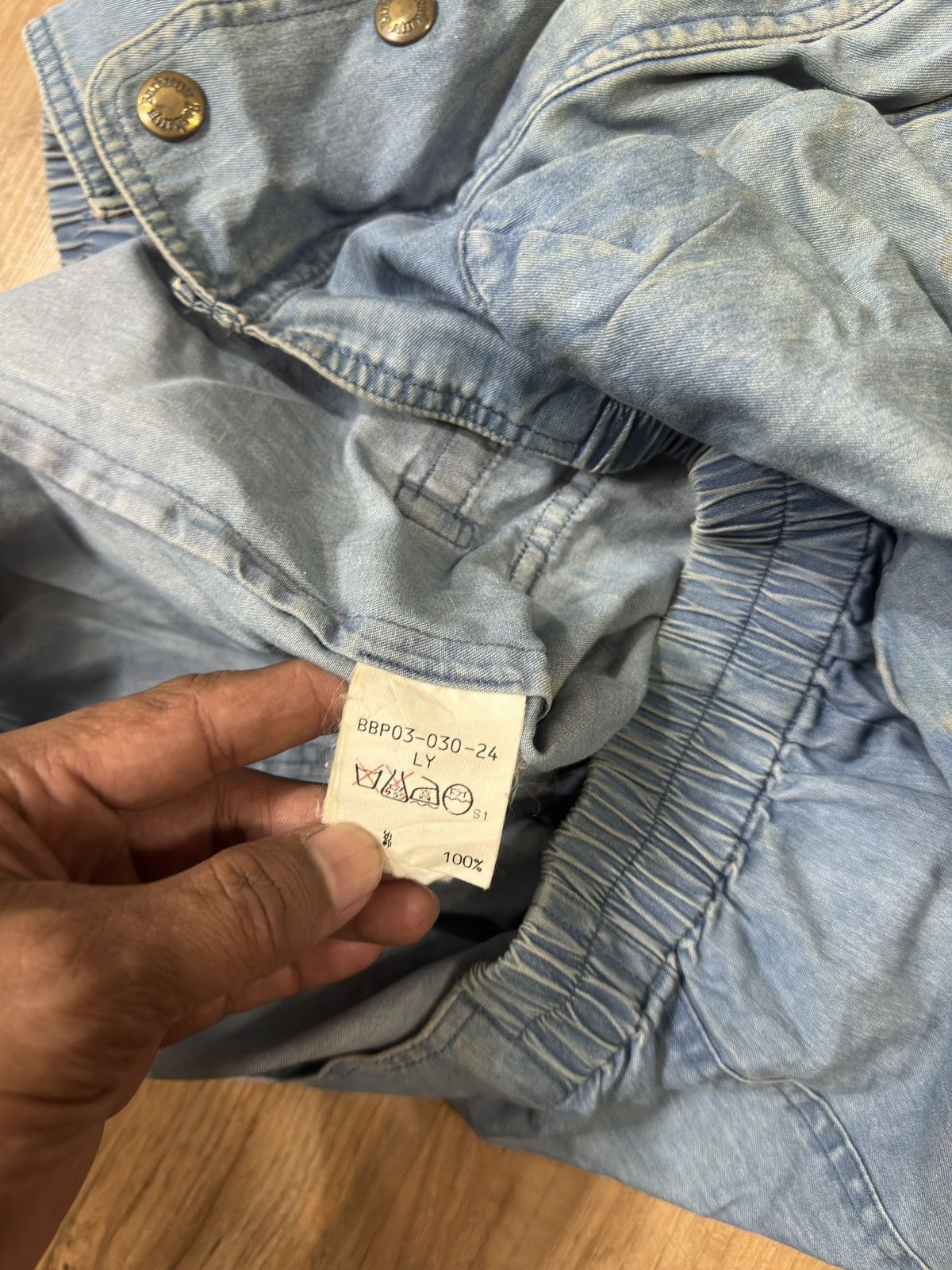 Burberry × Vintage VINTAGE BURBERRY DENIM JACKET Size US L / EU 52-54 / 3 - 5 Thumbnail
