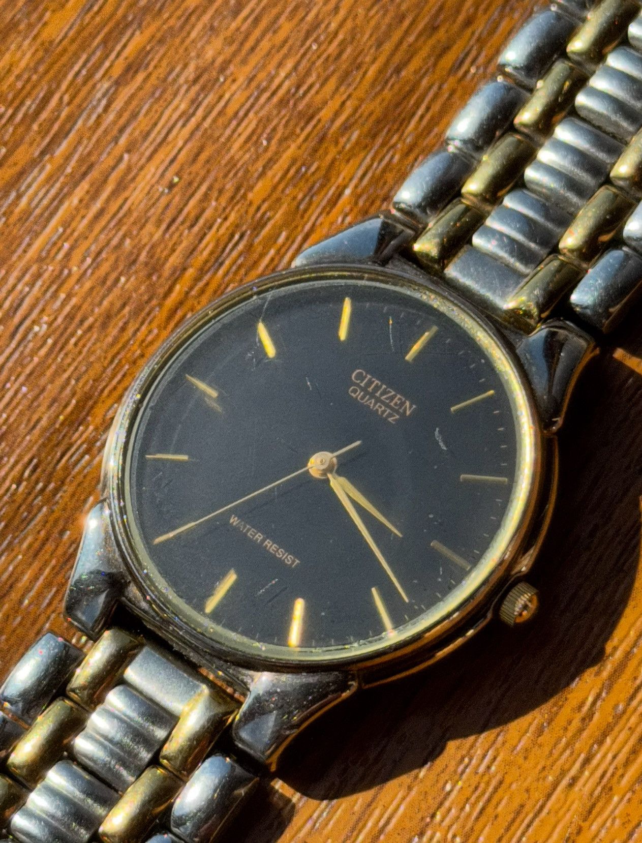 Citizen × Japanese Brand 💗Vintage 90s Citizen retro Watch Japanese Quartz, WORK Size ONE SIZE - 7 Thumbnail