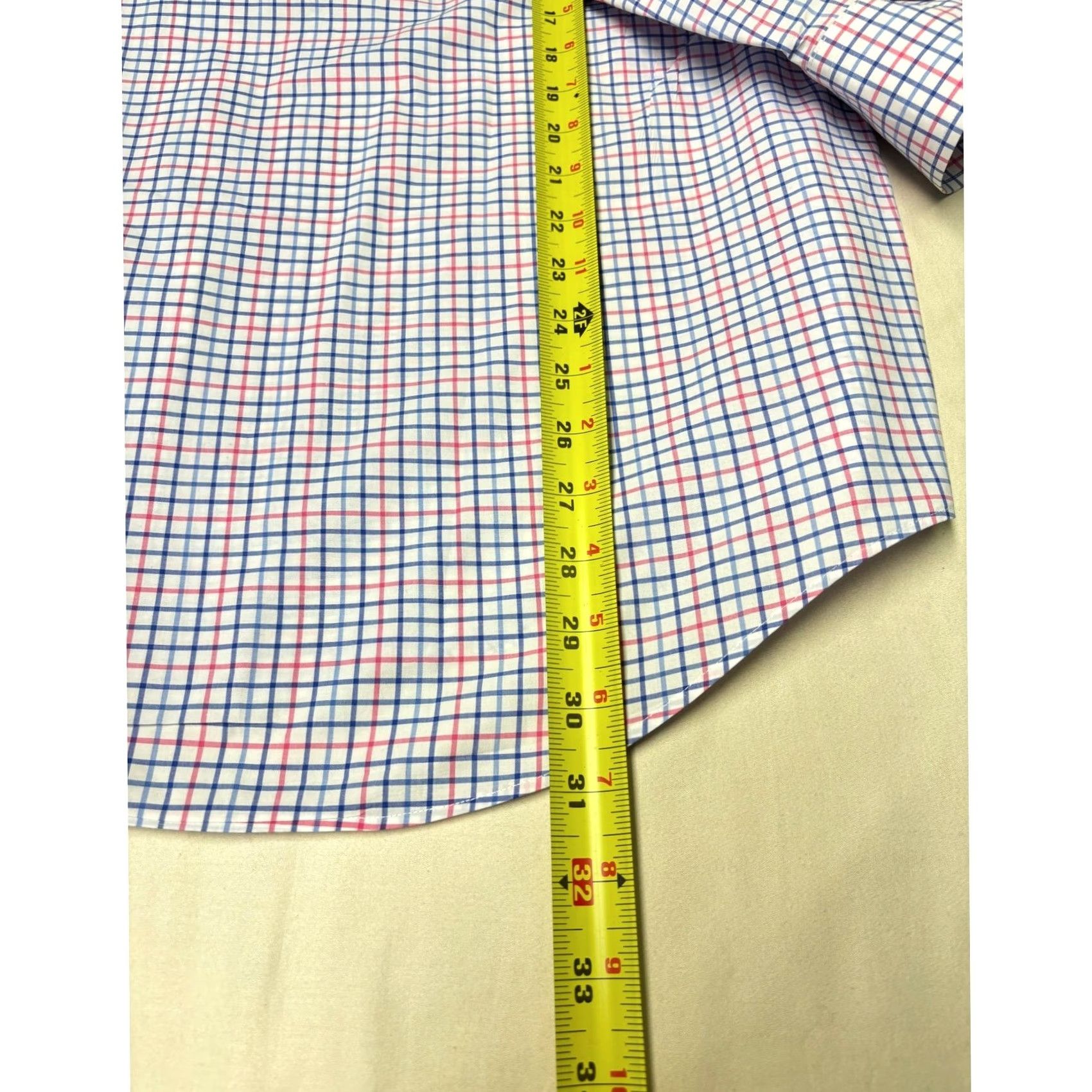Polo Ralph Lauren Ralph Lauren Mens Button-Down Plaid Shirt Long Sleeve Classic Fit Size L White Size US L / EU 52-54 / 3 - 6 Thumbnail