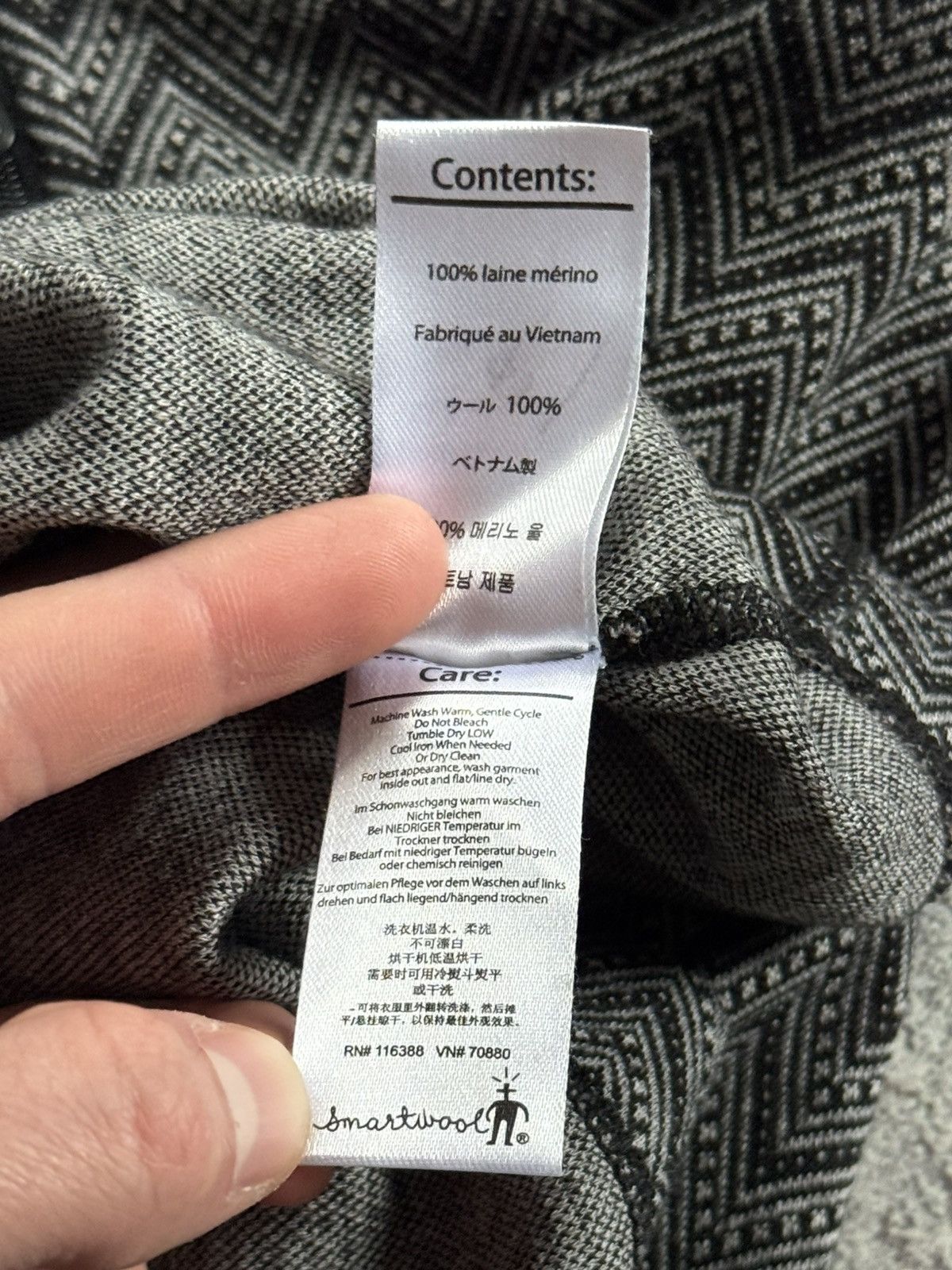 Smartwool Smartwool M/size 1/zip jumper pullover long sleeve sweater Size M / US 6-8 / IT 42-44 - 9 Thumbnail