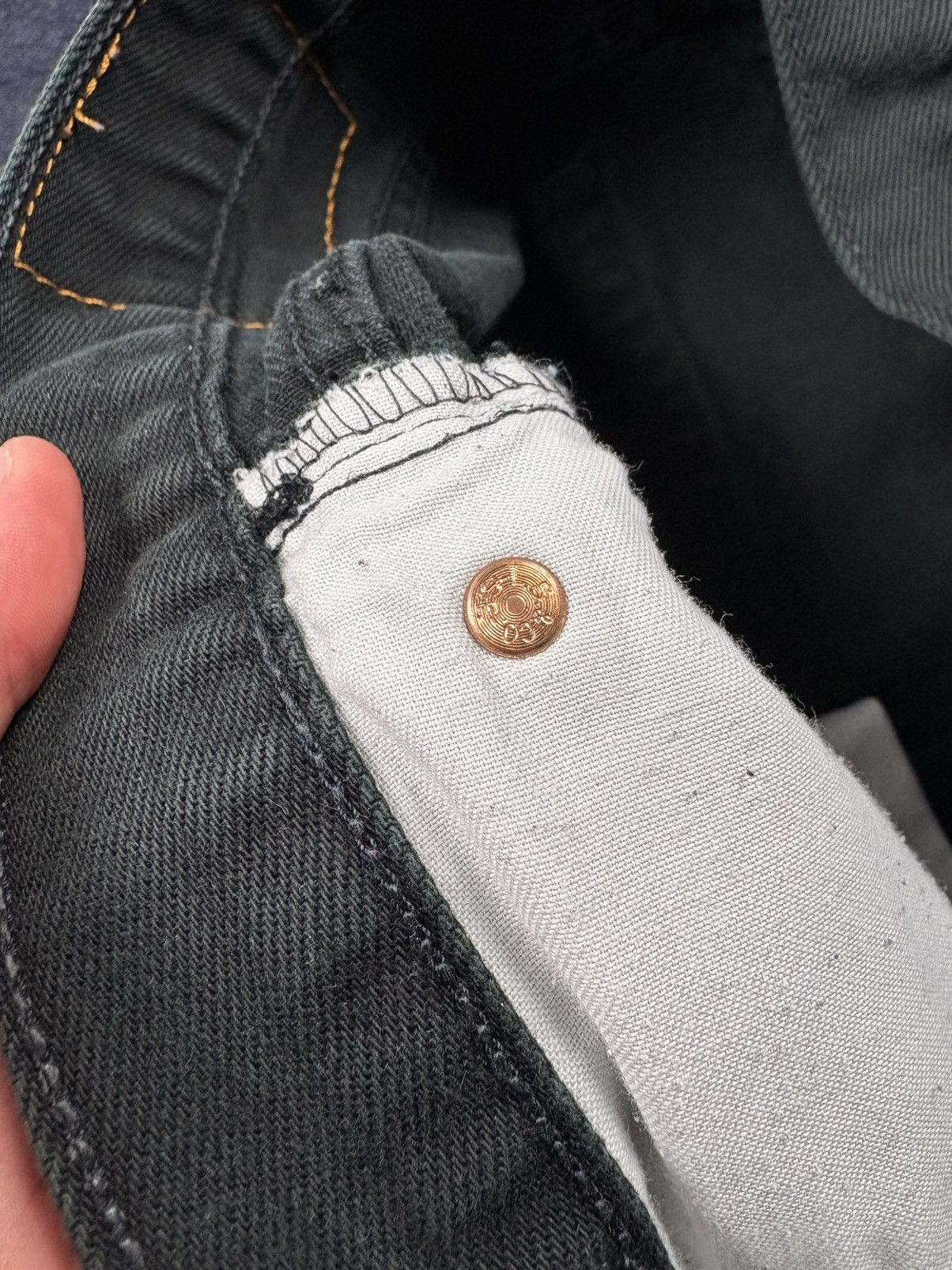 Levi's LEVIS Vintage Black Denim Baggy Jeans Pants Streetwear Hype Size US 38 / EU 54 - 15 Thumbnail