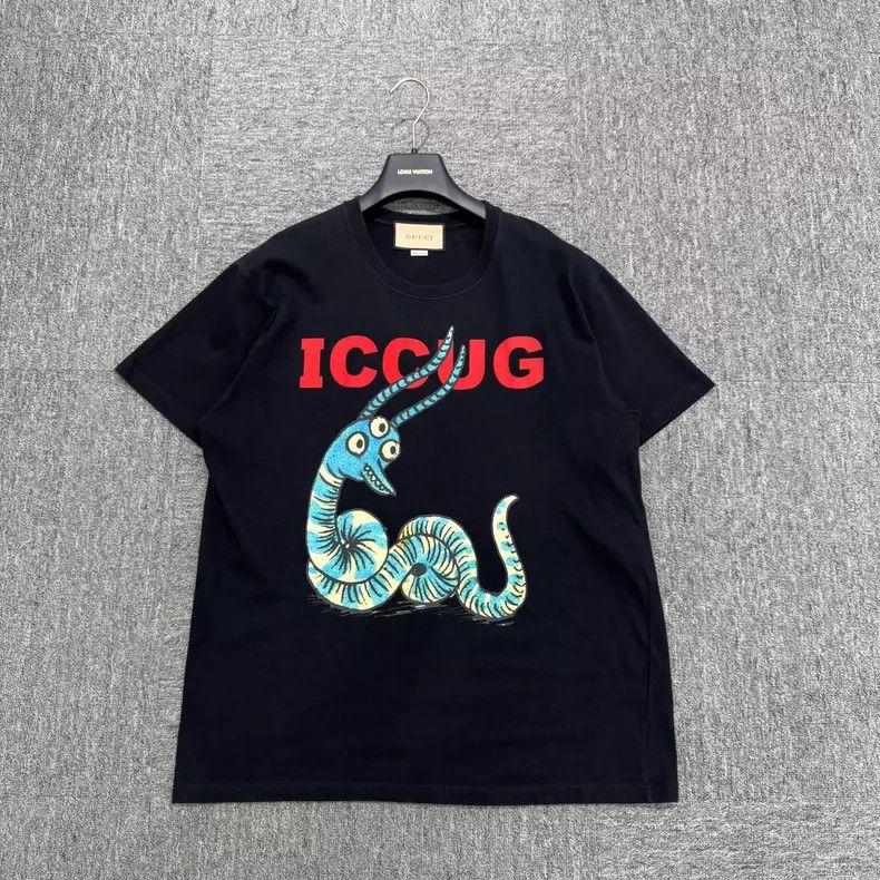 Gucci Gucci Letter pattern printed short sleeves 2506-Nextarrow Size US M / EU 48-50 / 2 - 1 Thumbnail