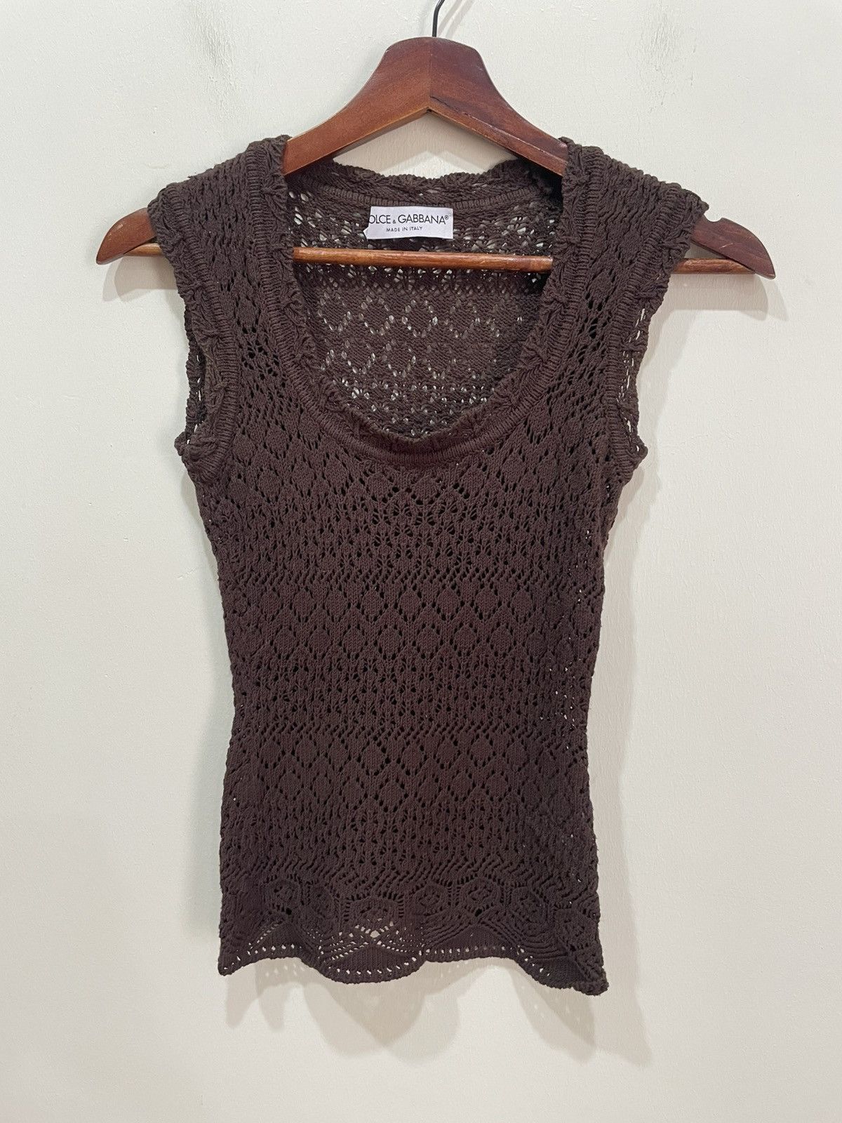 Dolce & Gabbana Dolce & Gabbana Crochect Tank Top Size ONE SIZE - 1 Thumbnail