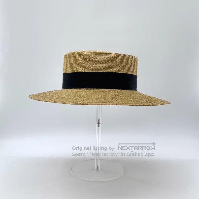 Gucci Gucci SizeXL Golden little bee woven fisherman's hat Size ONE SIZE - 4 Thumbnail