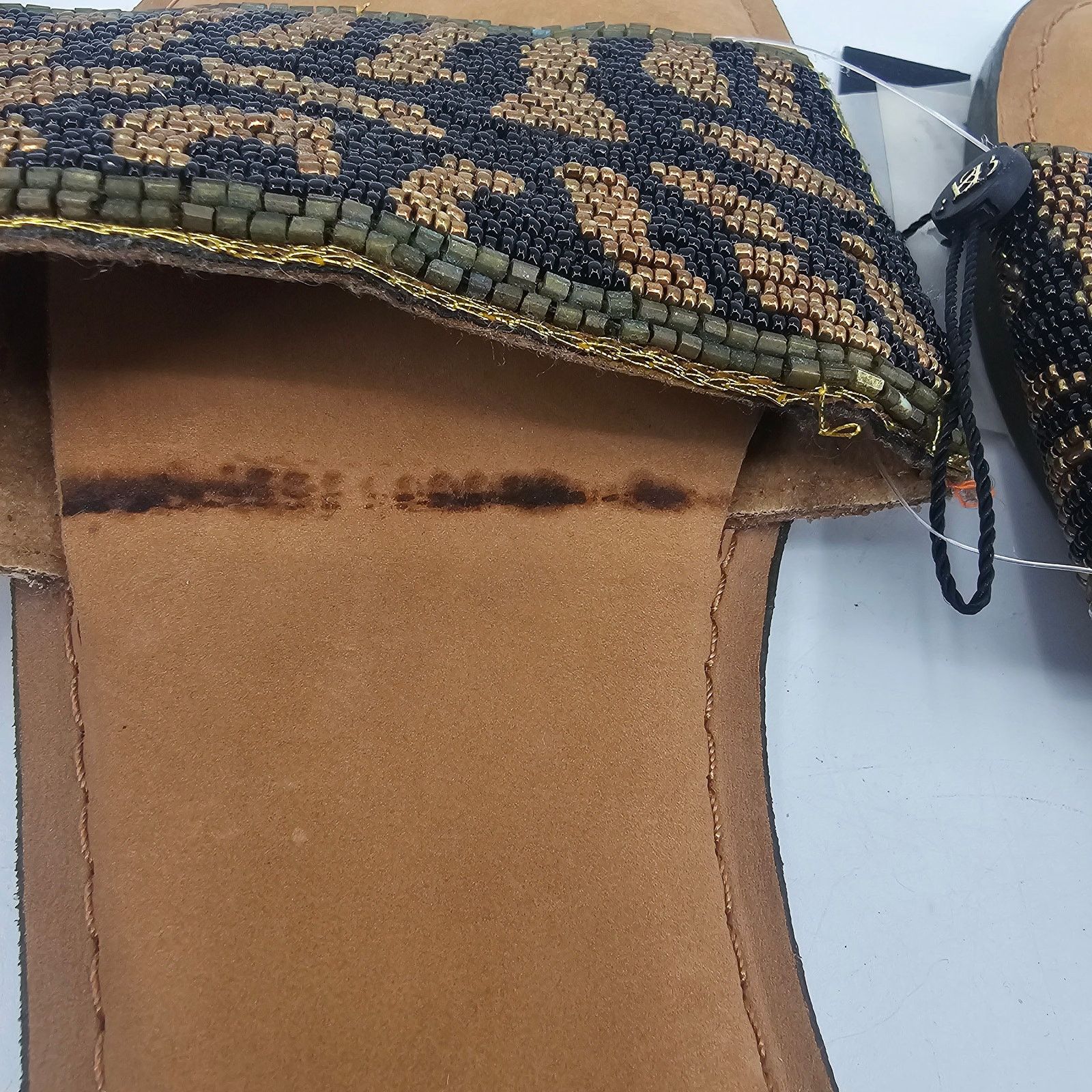 Other America & Beyond Beaded Leopard Slip-on Sandal 41 10 Size US 10 / IT 40 - 7 Thumbnail