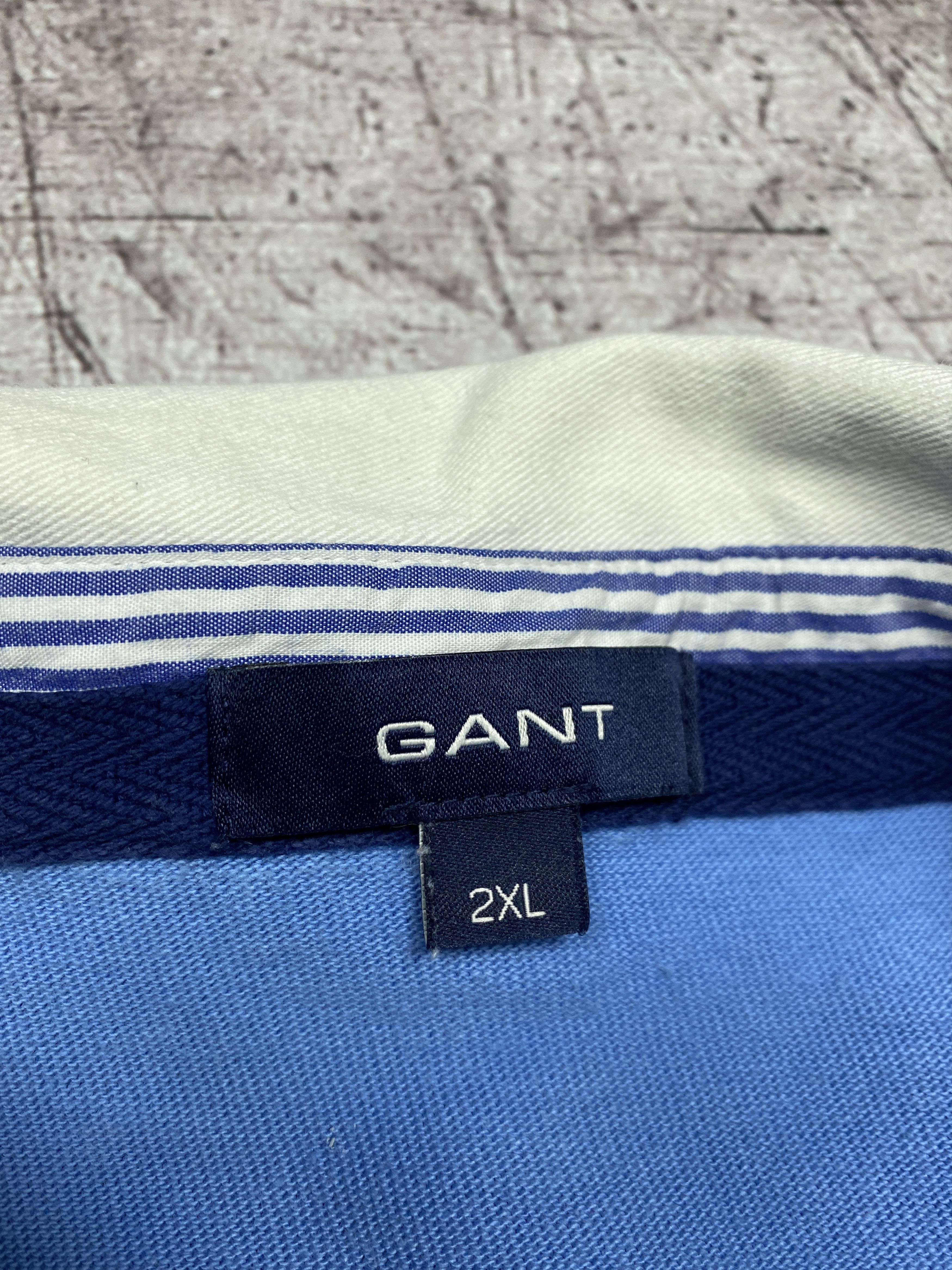 Gant × Vintage Gant Vintage Mens Rugby Long Sleeve Polo Shirt Size US XXL / EU 58 / 5 - 7 Thumbnail