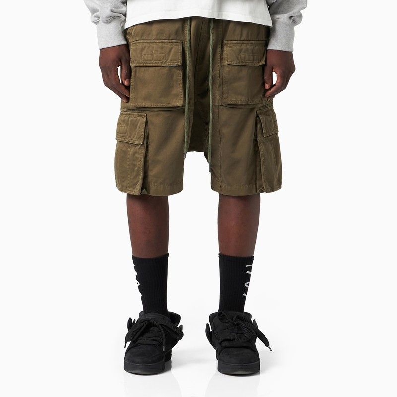 image of 1989 Studio Drop Shorts Military Green, Men's (Size 32)