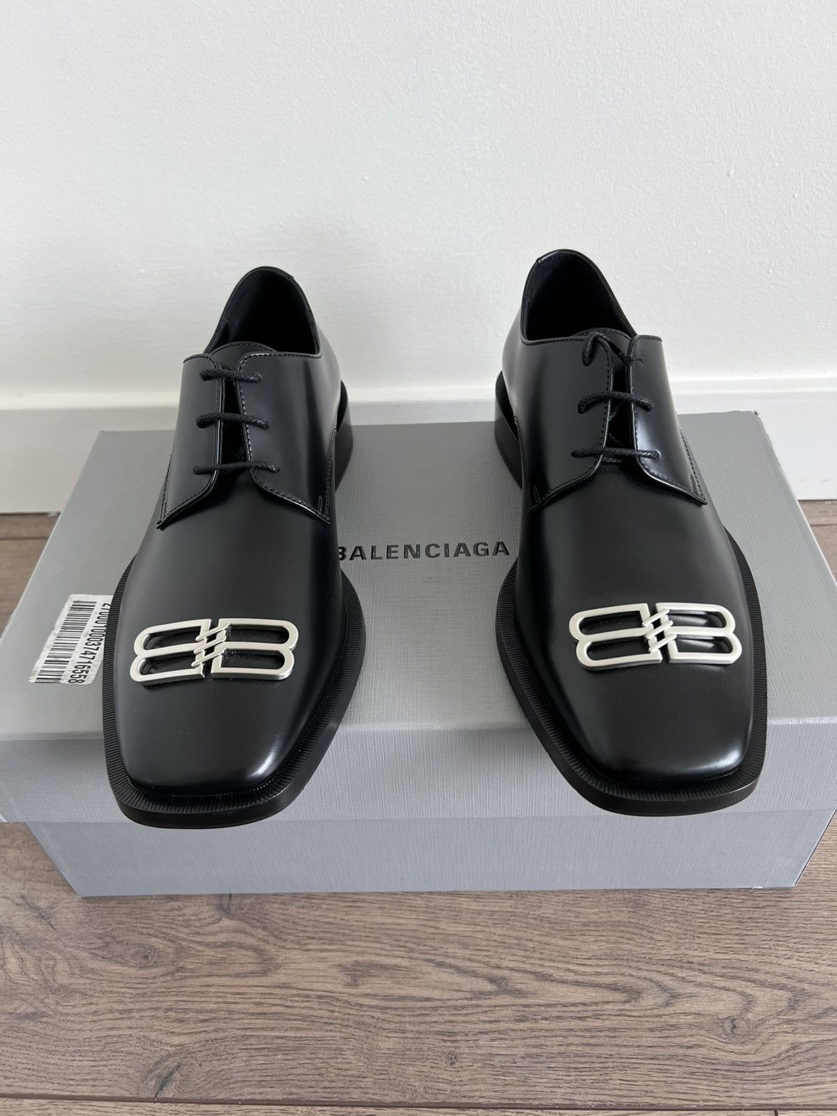 Balenciaga Balenciaga BB Icon Leather Derby Shoes 39 Size US 6 / EU 39 - 5 Thumbnail