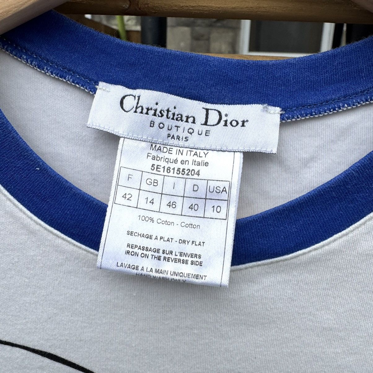 Dior SS2005 Dior Cartoon Design T-Shirt Size L / US 10 / IT 46 - 4 Thumbnail