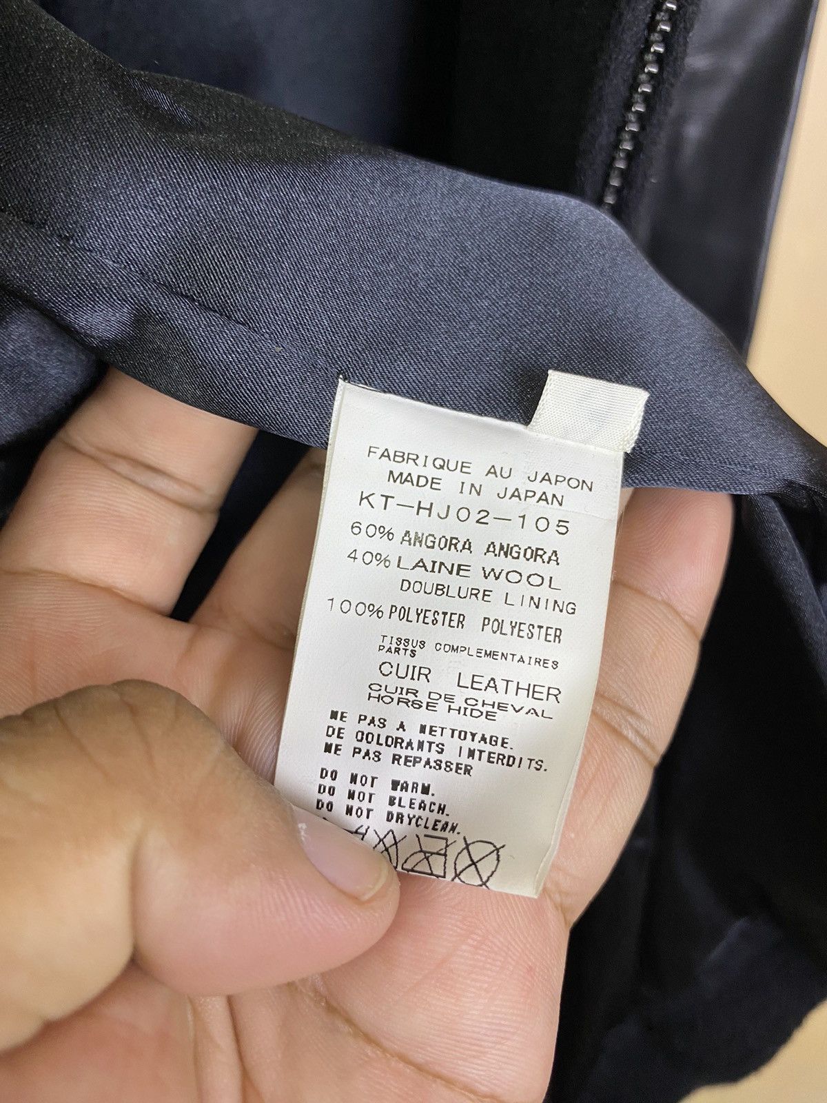 kiryuyrik Kiryuyrik Yohji Yamamoto Leather sleeve jacket Size US L / EU 52-54 / 3 - 11 Thumbnail