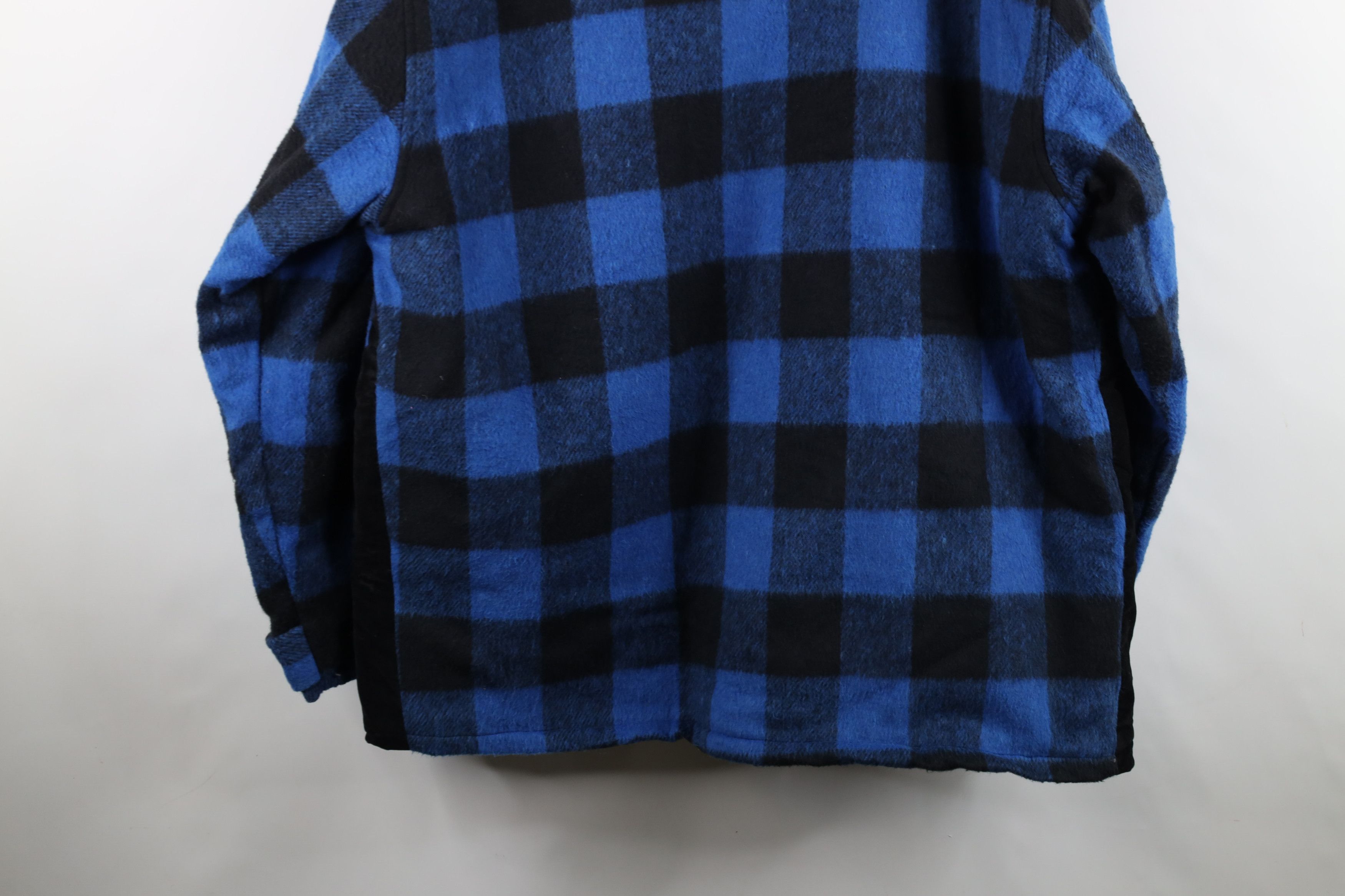 Vintage Vintage 90s Streetwear Lined Baggy Collared Jacket Plaid USA Size US XL / EU 56 / 4 - 16 Thumbnail