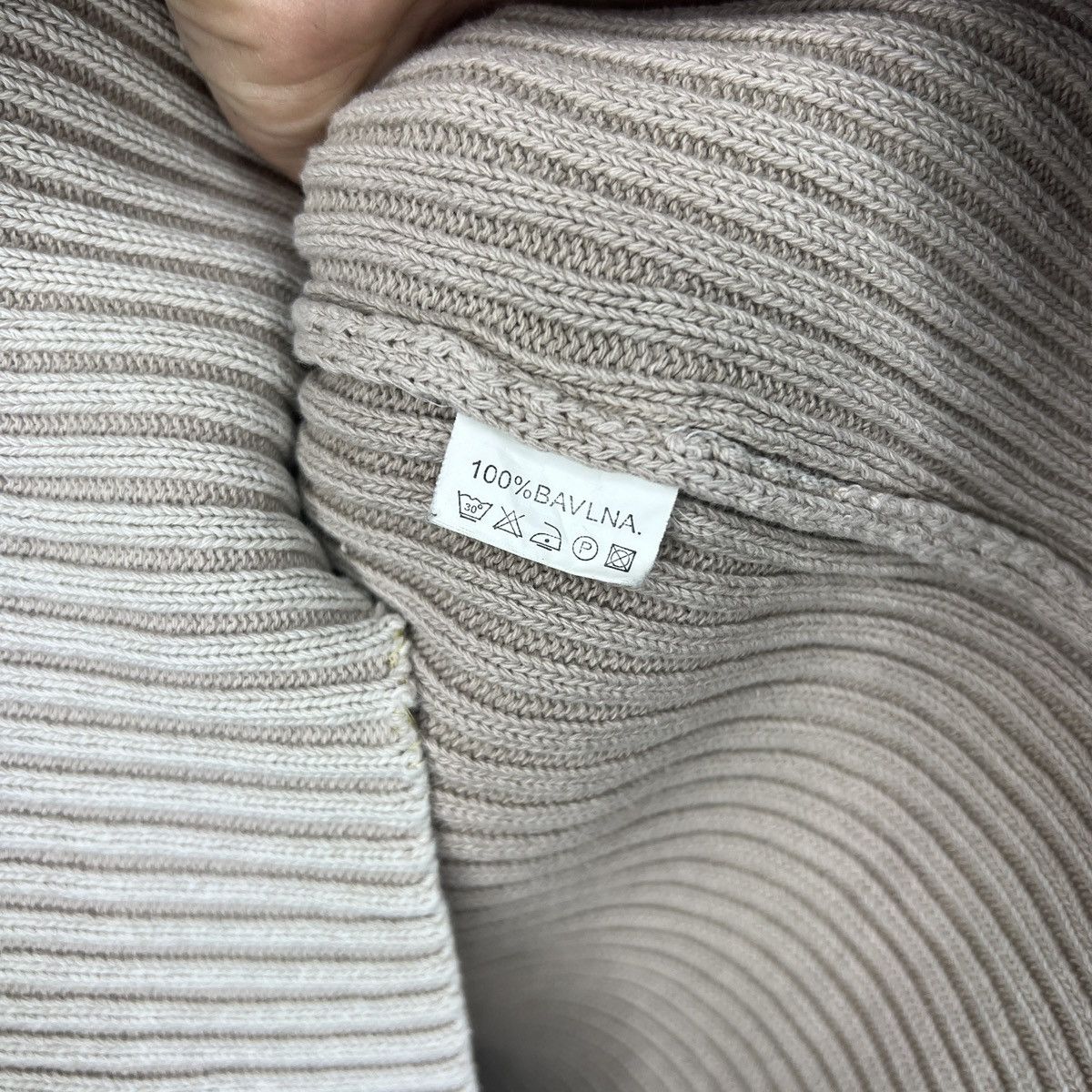 Japanese Brand × Junya Watanabe Y2K LGB IfSixWasNine Style Ribbed Knit Sweater Jumper 90s Size US M / EU 48-50 / 2 - 6 Thumbnail