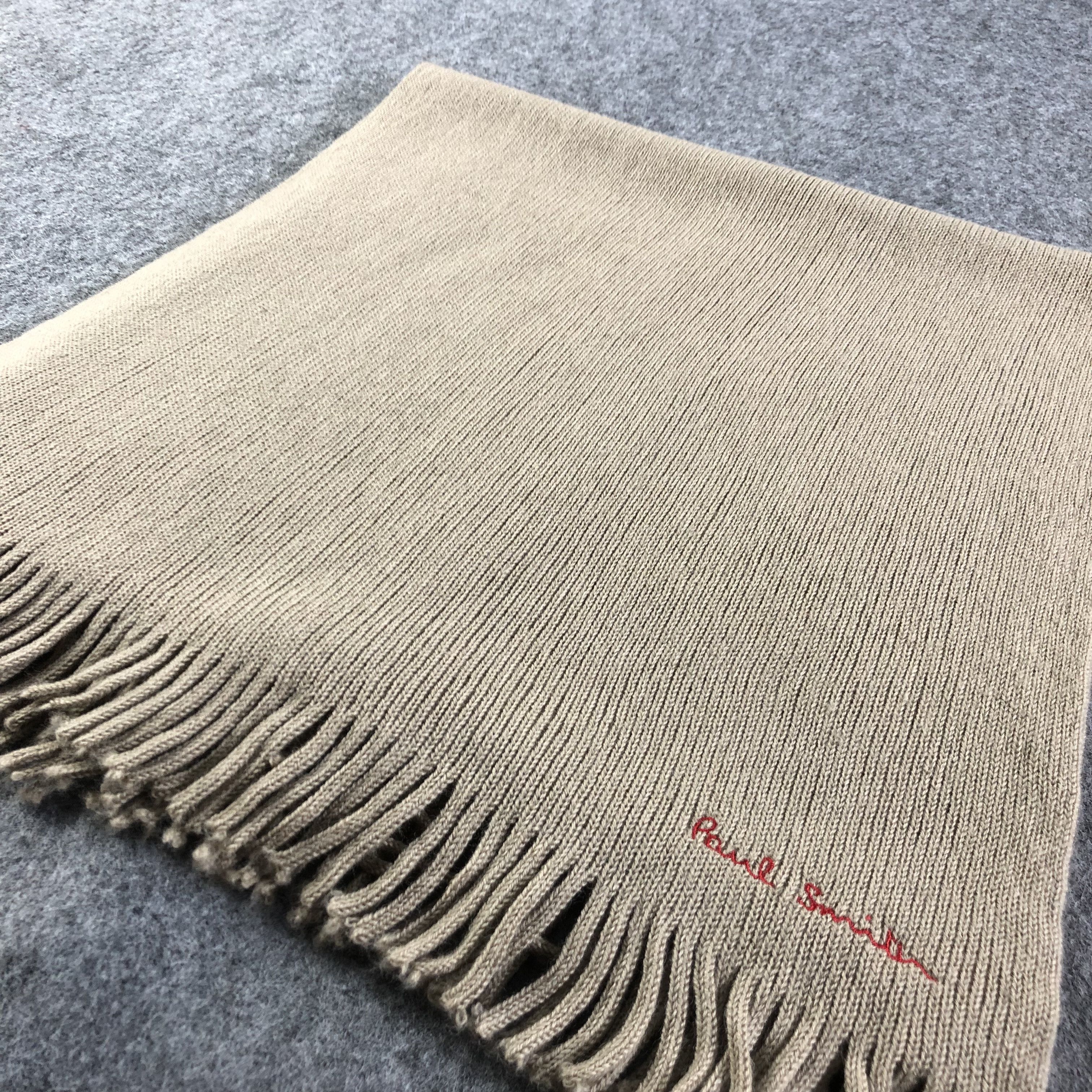 Paul Smith Paul Smith Knit Wool Scarf Muffler V1608 Size ONE SIZE - 3 Thumbnail