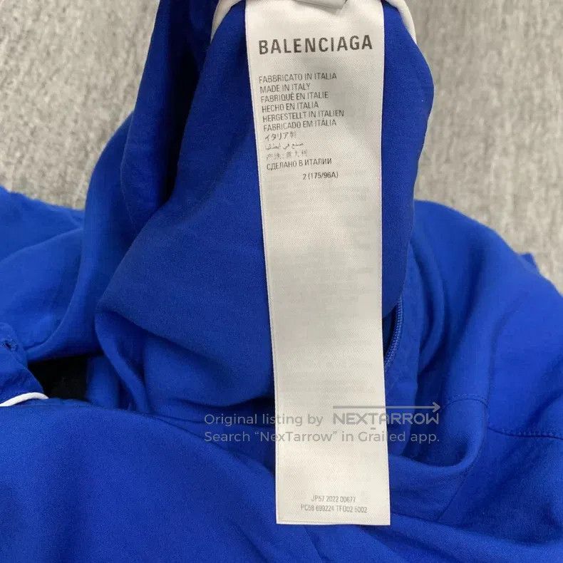 Balenciaga Balenciaga Blue Outdoor Jacket Size US M / EU 48-50 / 2 - 5 Thumbnail