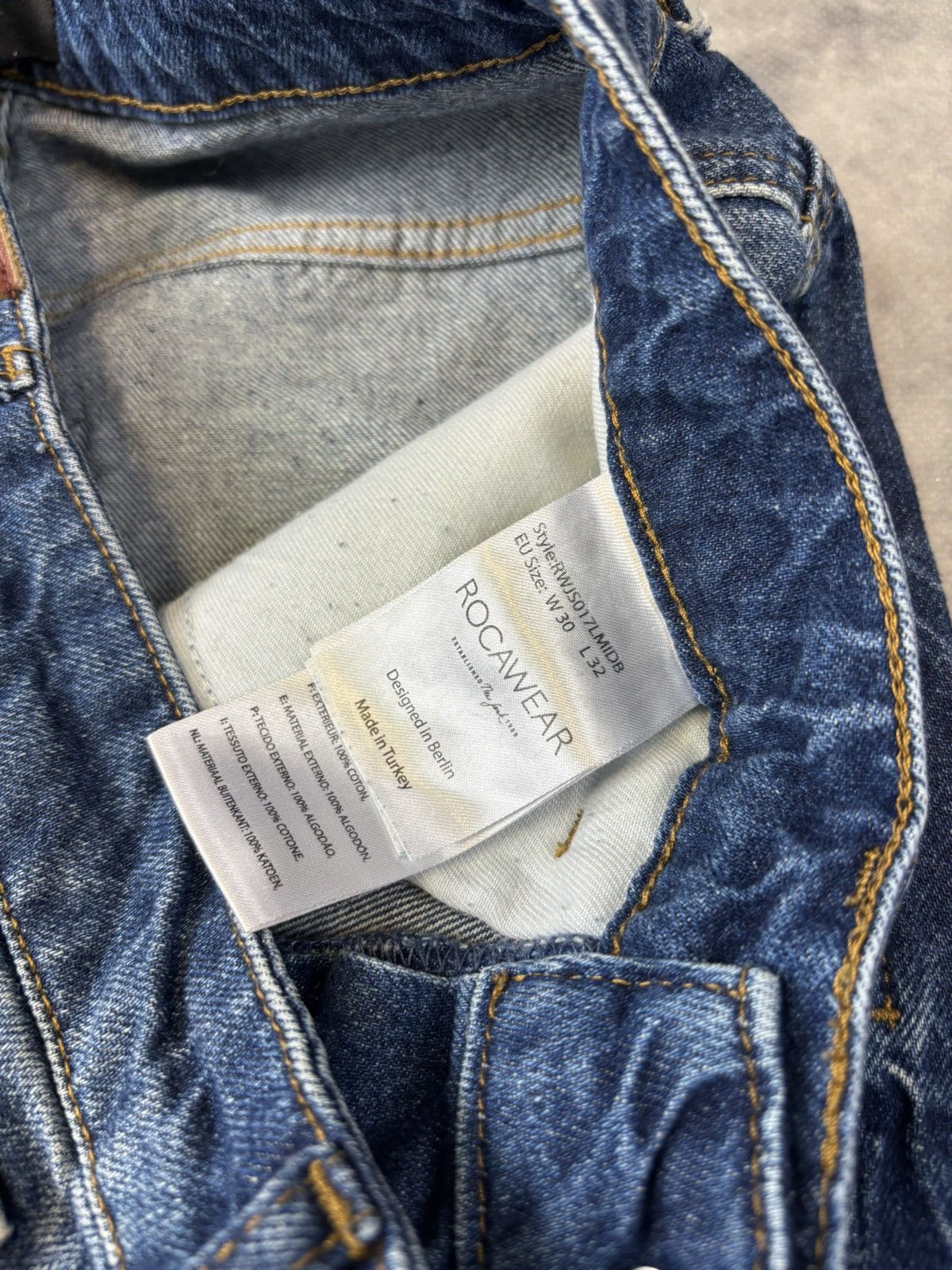 Rocawear × Vintage Vintage Rocawear Jeans Denim Baggy Rap Hip Hop Jnco style Size US 30 / EU 46 - 7 Thumbnail
