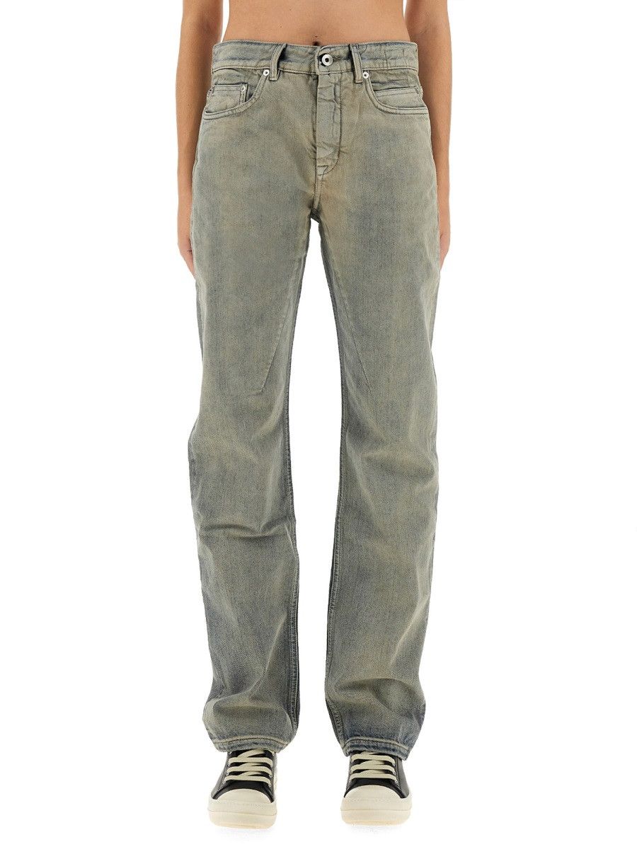 Rick Owens Drkshdw RICK OWENS DRKSHDW PANTS "CONCORDIANS FOG CUT" - (JEANS 28) Size 28" / US 6 / IT 42 - 1 Thumbnail