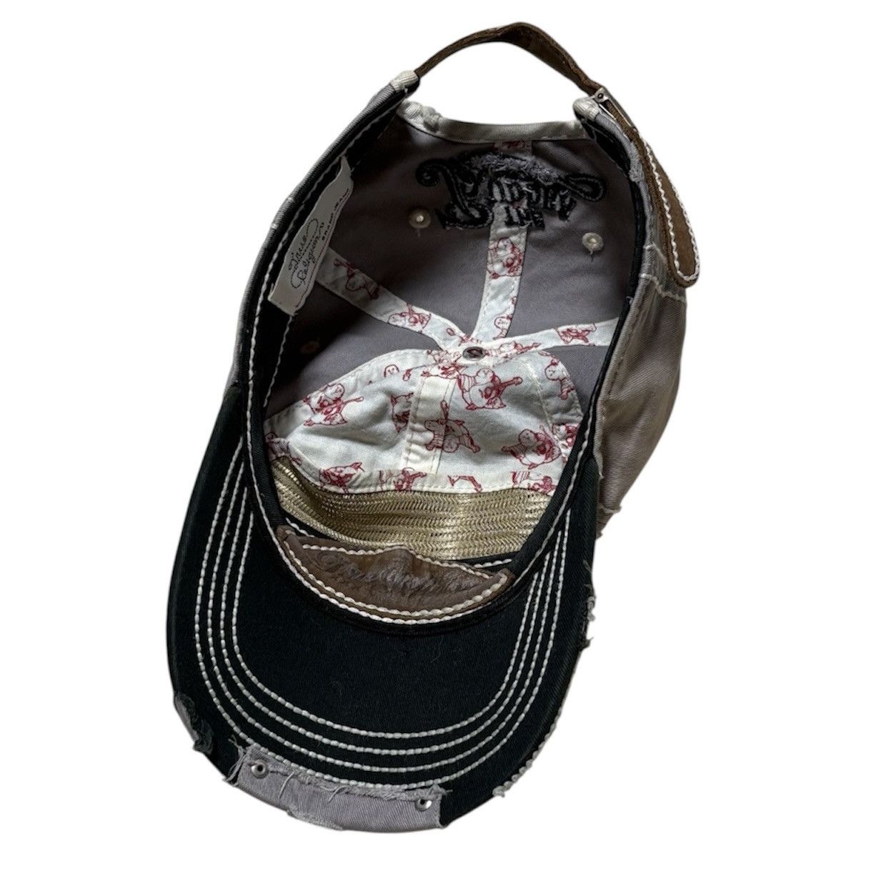 True Religion 2000s TRUE RELIGION DISTRESSED CAP DESTROYED HAT Size ONE SIZE - 13 Thumbnail