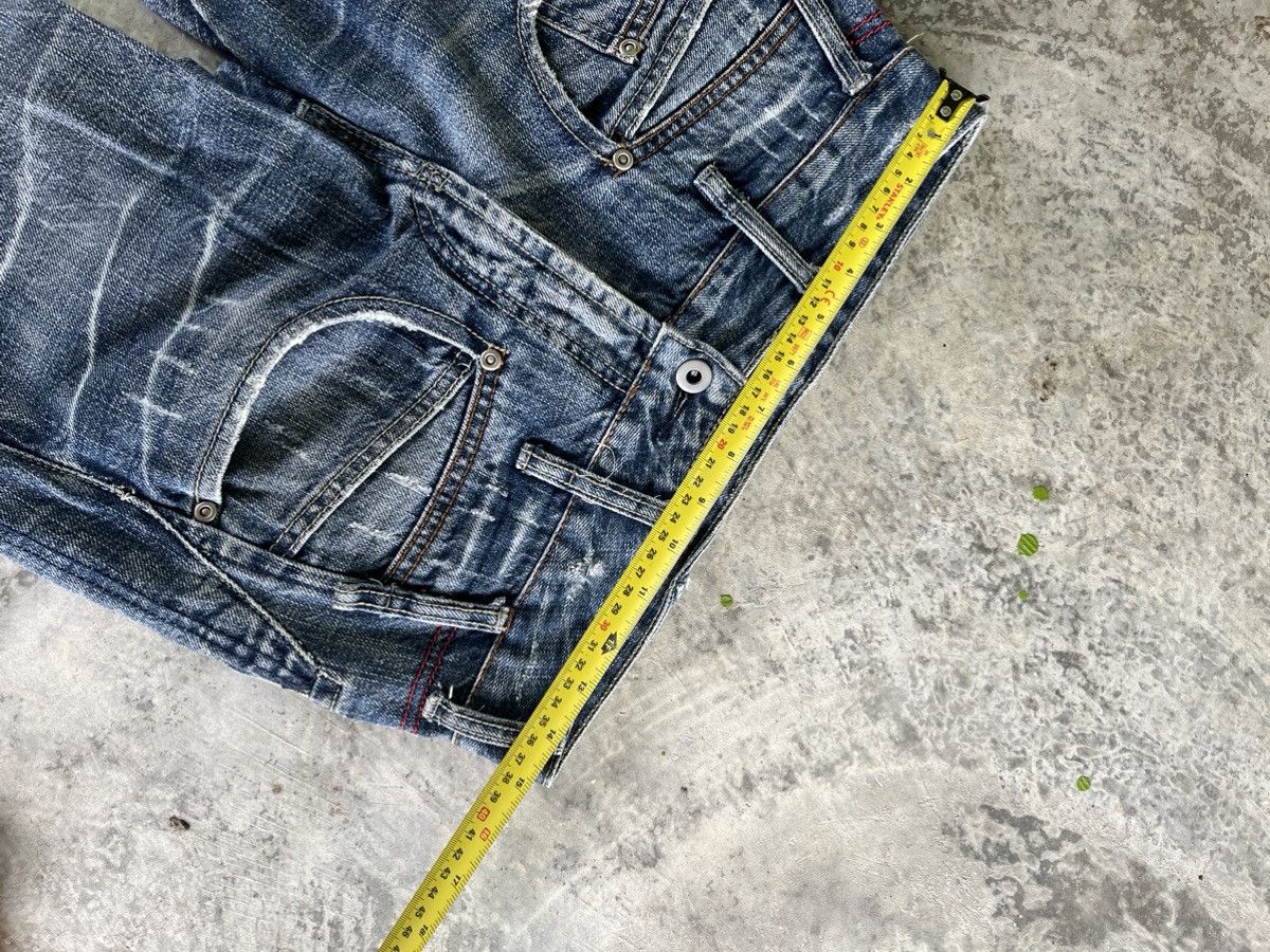 If Six Was Nine × Japanese Brand × Vintage Crazy Pocket Design Denim Size US 30 / EU 46 - 8 Thumbnail