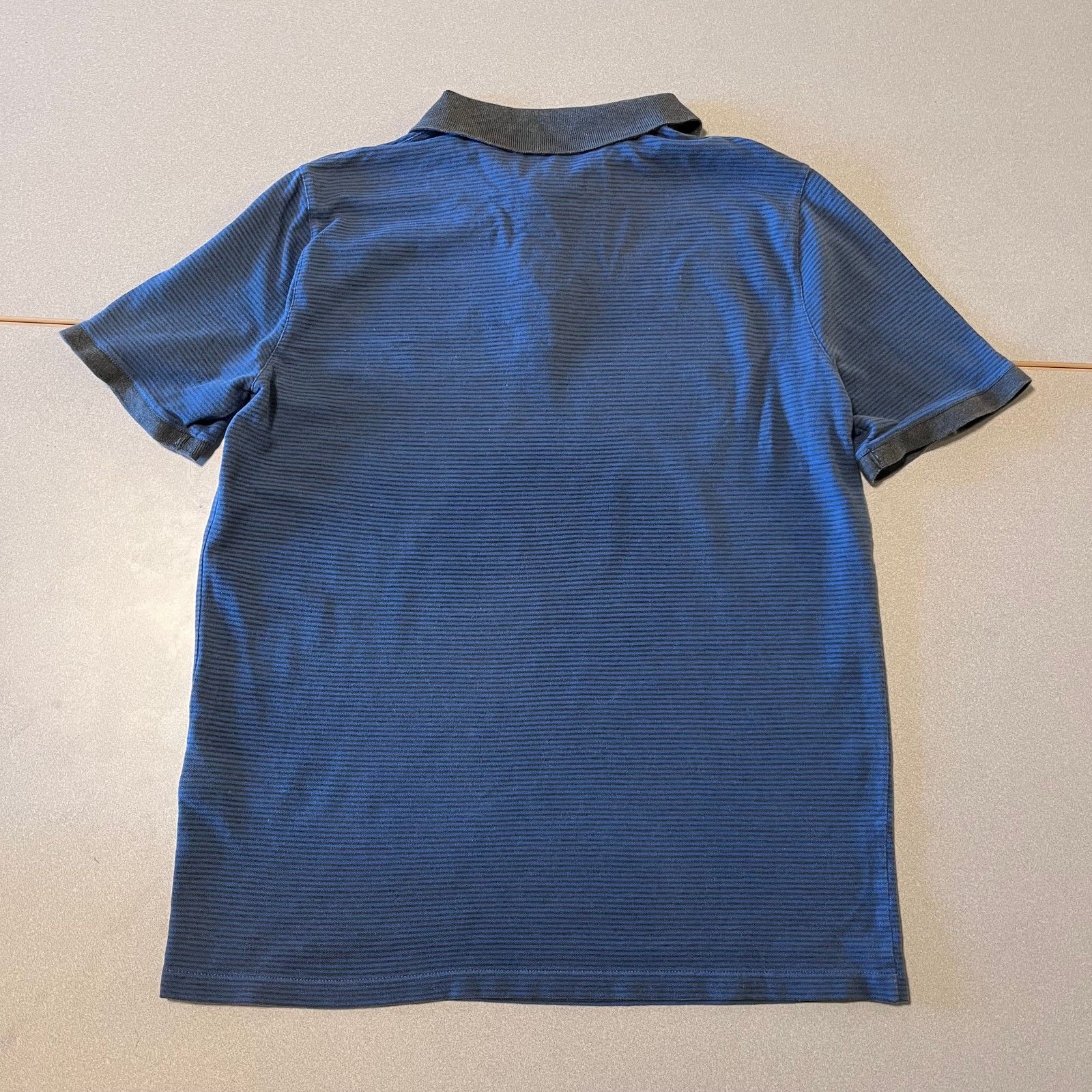 Louis Vuitton Louis Vuitton Paris Men’s Polo Shirt – Navy Blue Microstripe Size US L / EU 52-54 / 3 - 2 Thumbnail