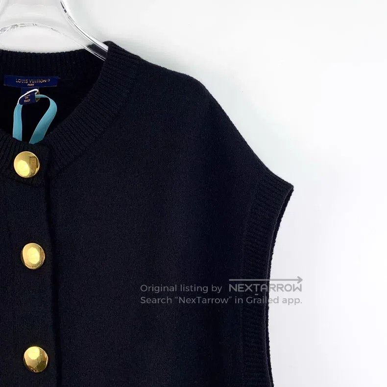 Louis Vuitton Louis Vuitton 23 Black Old Fashioned Wool Crew Neck Single Size XS / US 0-2 / IT 36-38 - 3 Thumbnail