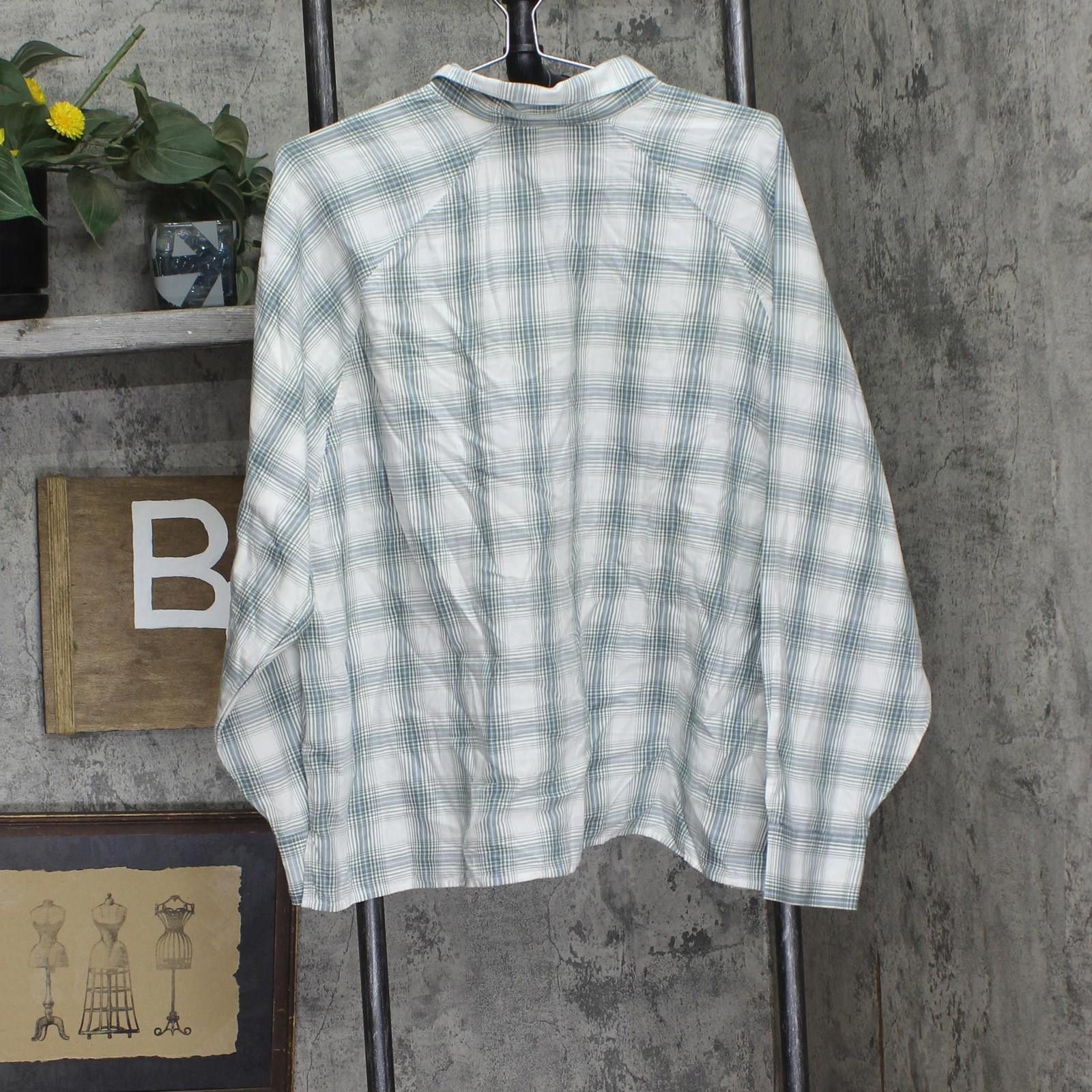 Levi's Nwt Levis Bebe Plaid Button Up Shirt Dark Forest Green 1x Size XL / US 12-14 / IT 48-50 - 2 Thumbnail