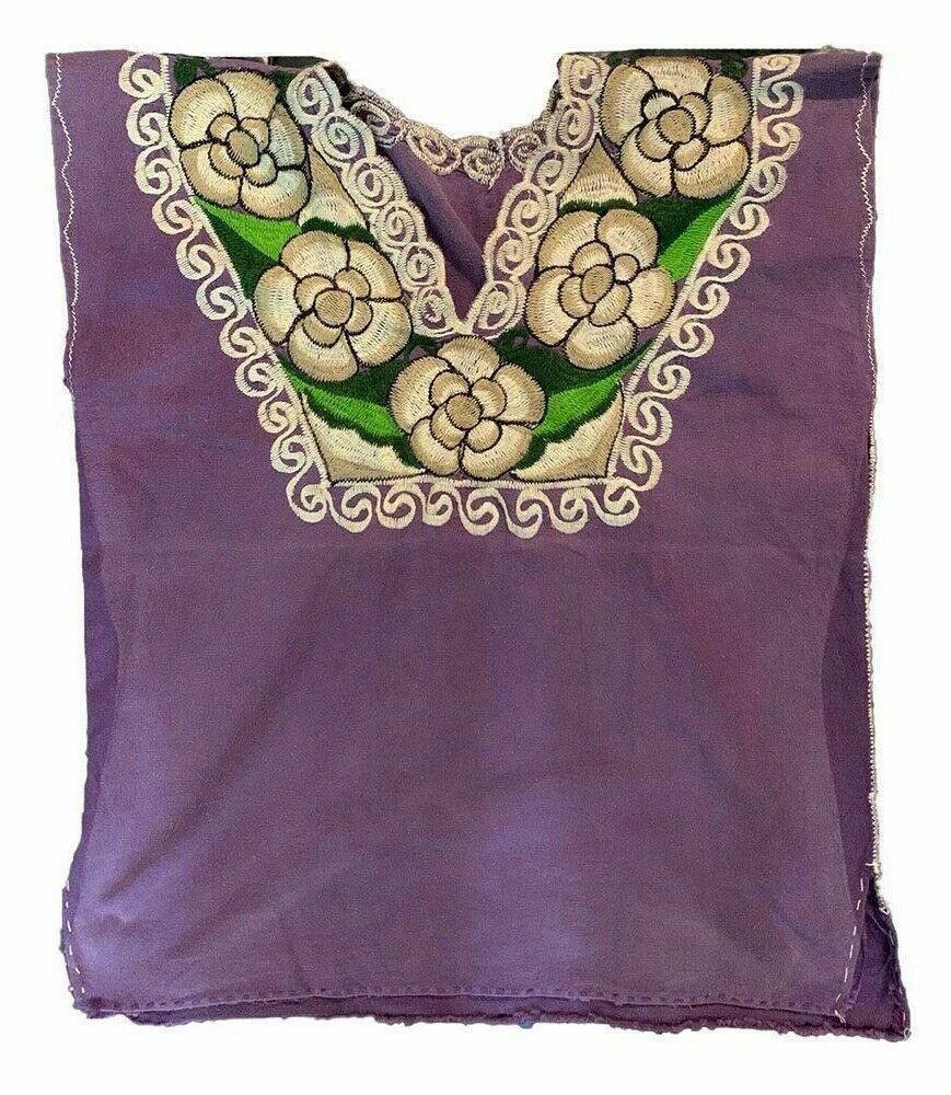 Designer Used Purple Hand Made Bluse L Size L / US 10 / IT 46 - 2 Thumbnail