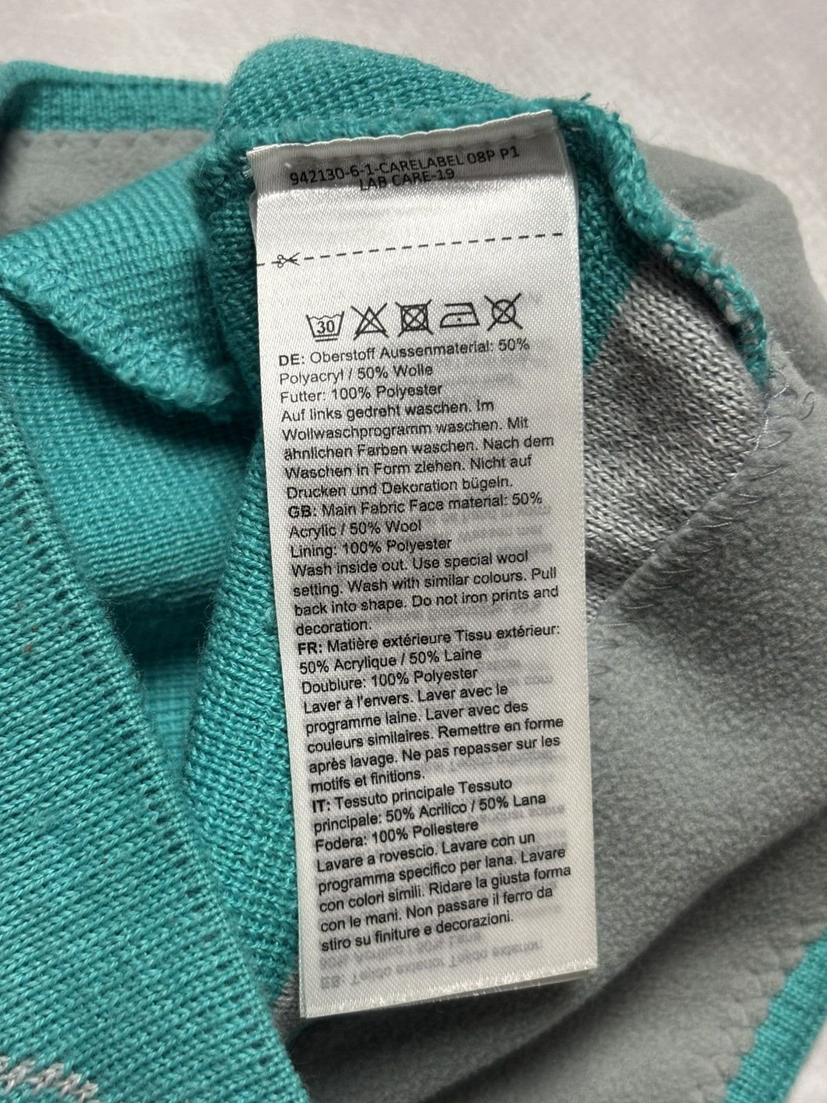 Mammut Mammut Tweak Beanie Hat Wool Blend Turquoise Unisex One Size Size ONE SIZE - 10 Thumbnail