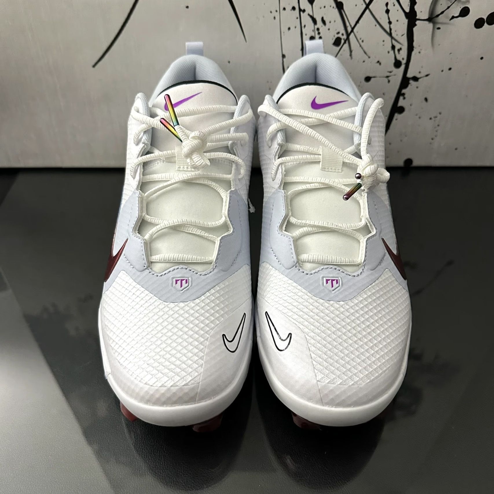 Nike Nike Force Trout 9 Pro MCS Baseball Cleats Mens 11.5 White Nike Force Trout Pro MCS Baseball Cleats Mens 11.5 White Rainbow FB2908-106 Size US 12 / EU 45 - 2 Thumbnail