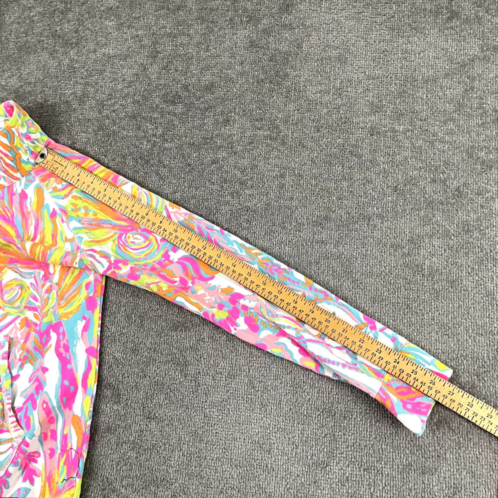 Lilly Pulitzer Lilly Pulitzer Pullover Small Multicolor Floral Preppy Skipper Popover 1/2 Zip Womens Size S / US 4 / IT 40 - 6 Thumbnail
