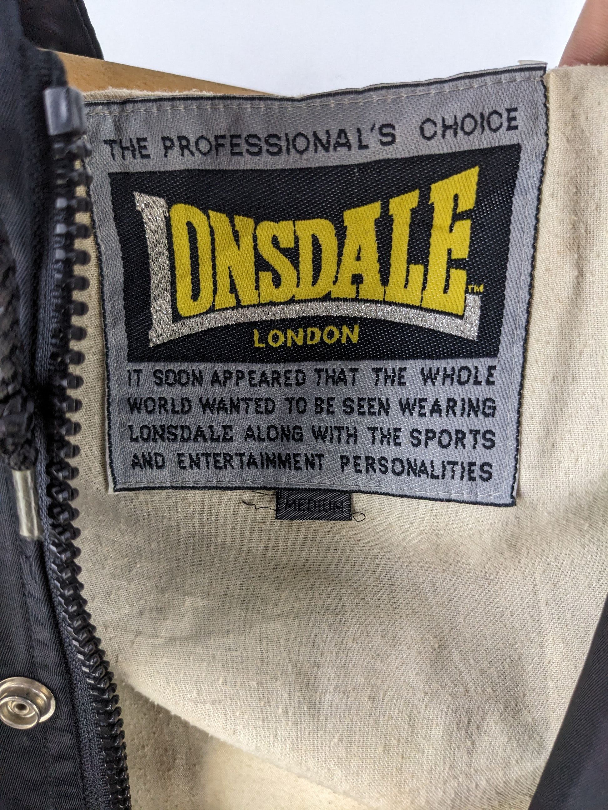 Lonsdale × Vintage Vintage Lonsdale London Jacket Big Logo Size US M / EU 48-50 / 2 - 9 Thumbnail