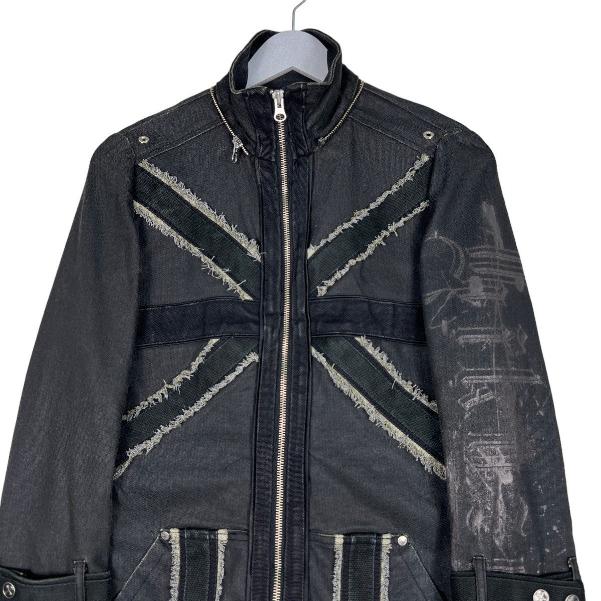 Japanese Brand 🔥 CYBERPUNK DENIM LONG JACKET Size US S / EU 44-46 / 1 - 3 Thumbnail
