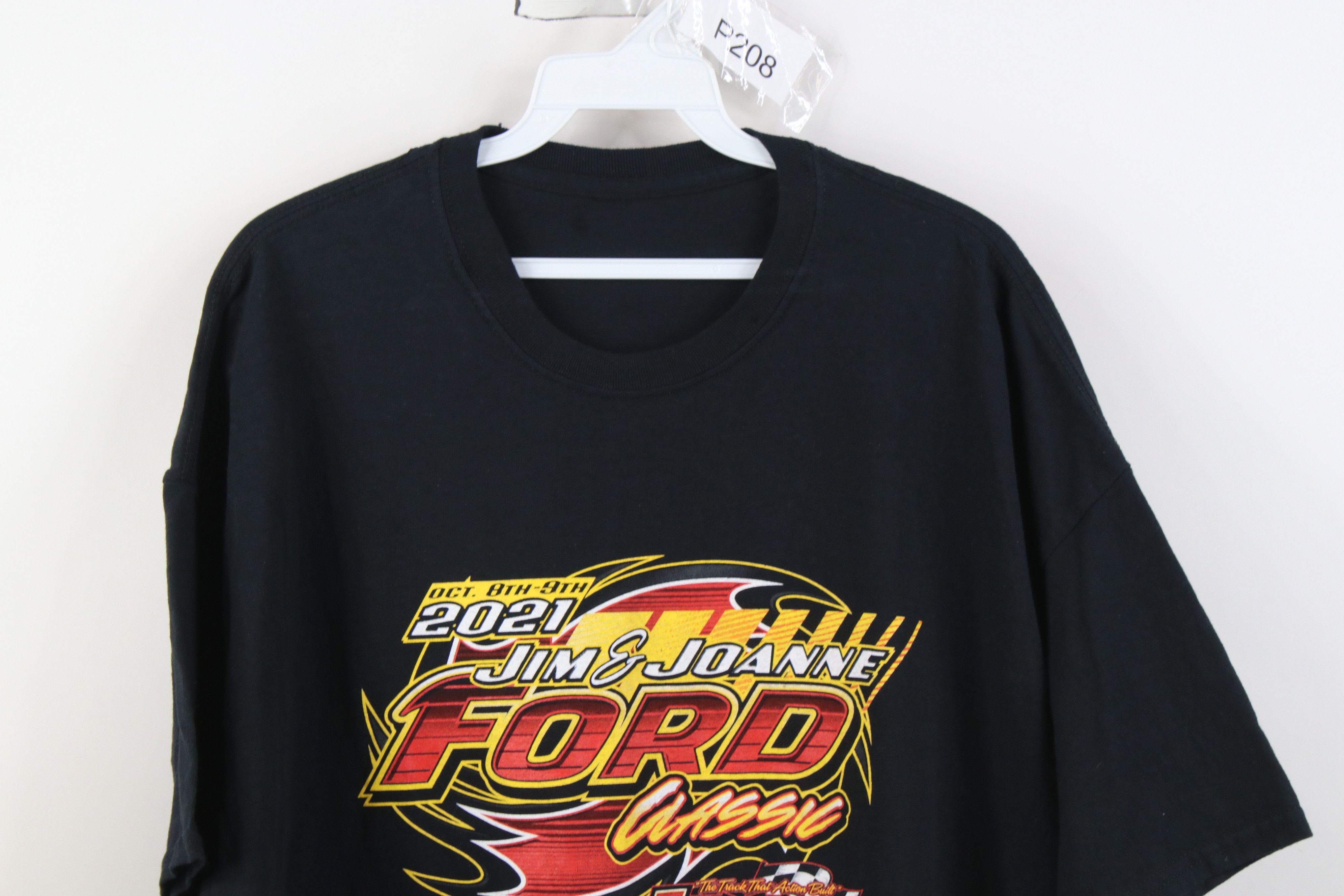 Vintage Y2K Speedway Jim Joanne Ford Classic Tribal Racing T-Shirt Size US XXL / EU 58 / 5 - 2 Thumbnail
